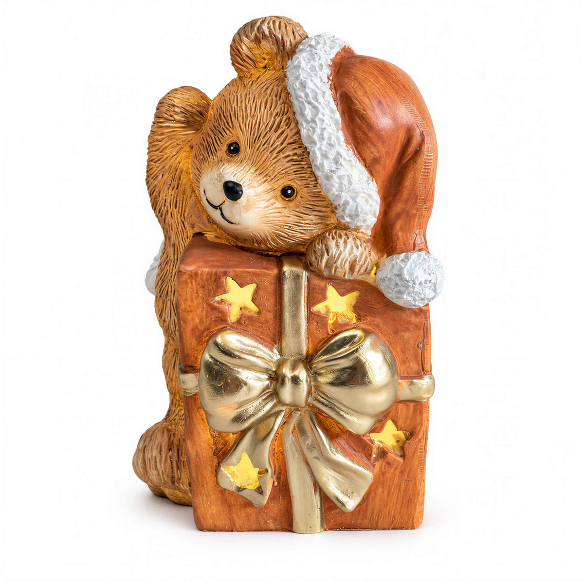 Bär Figur LED Weihnachtsdeko mit Batterie Weihnachtsbär Tischdeko Varianten