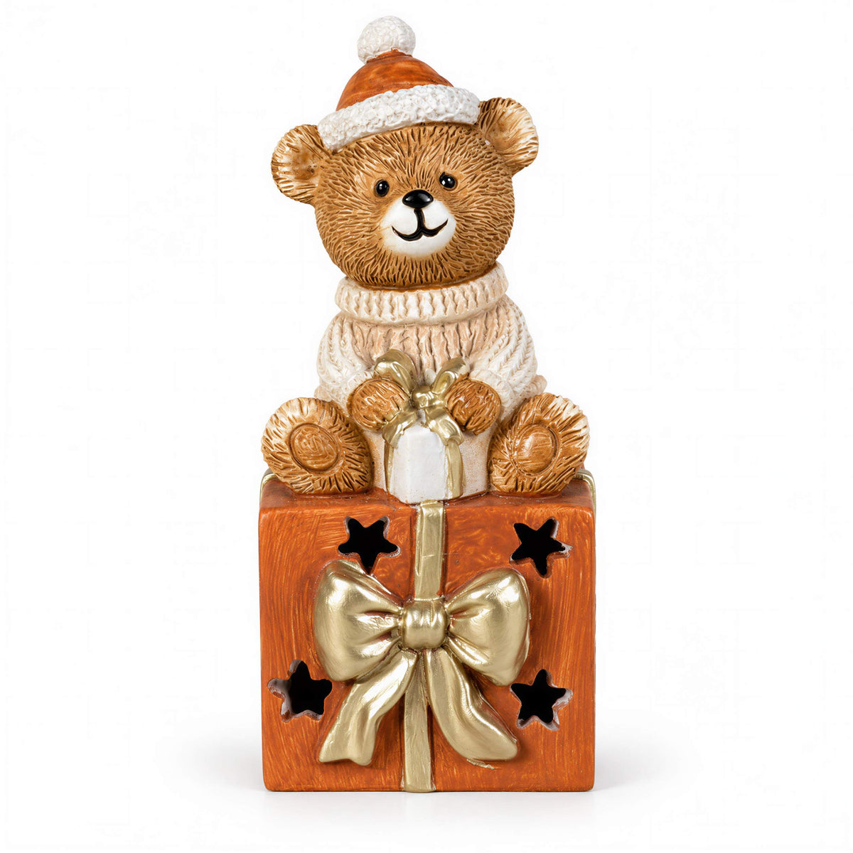 Bär Figur LED Weihnachtsdeko mit Batterie Weihnachtsbär Tischdeko Varianten