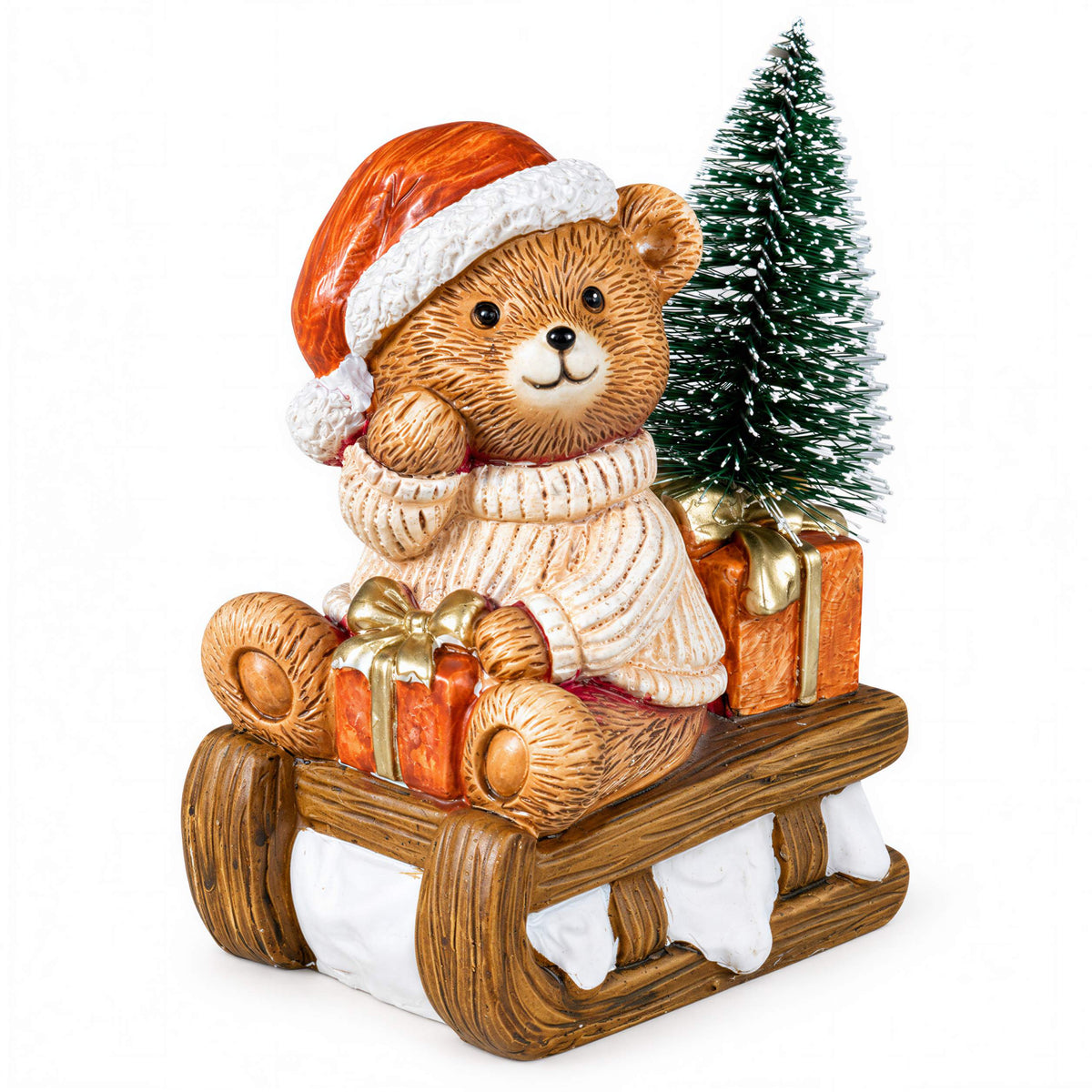 Bär Figur LED Weihnachtsdeko mit Batterie Weihnachtsbär Tischdeko Varianten