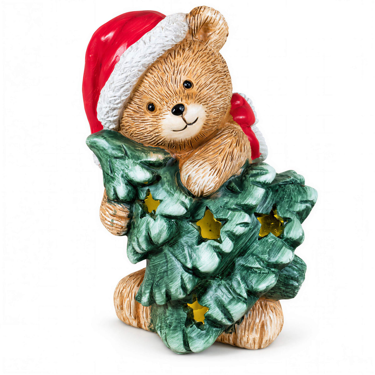 Bär Figur LED Weihnachtsdeko mit Batterie Weihnachtsbär Tischdeko Varianten