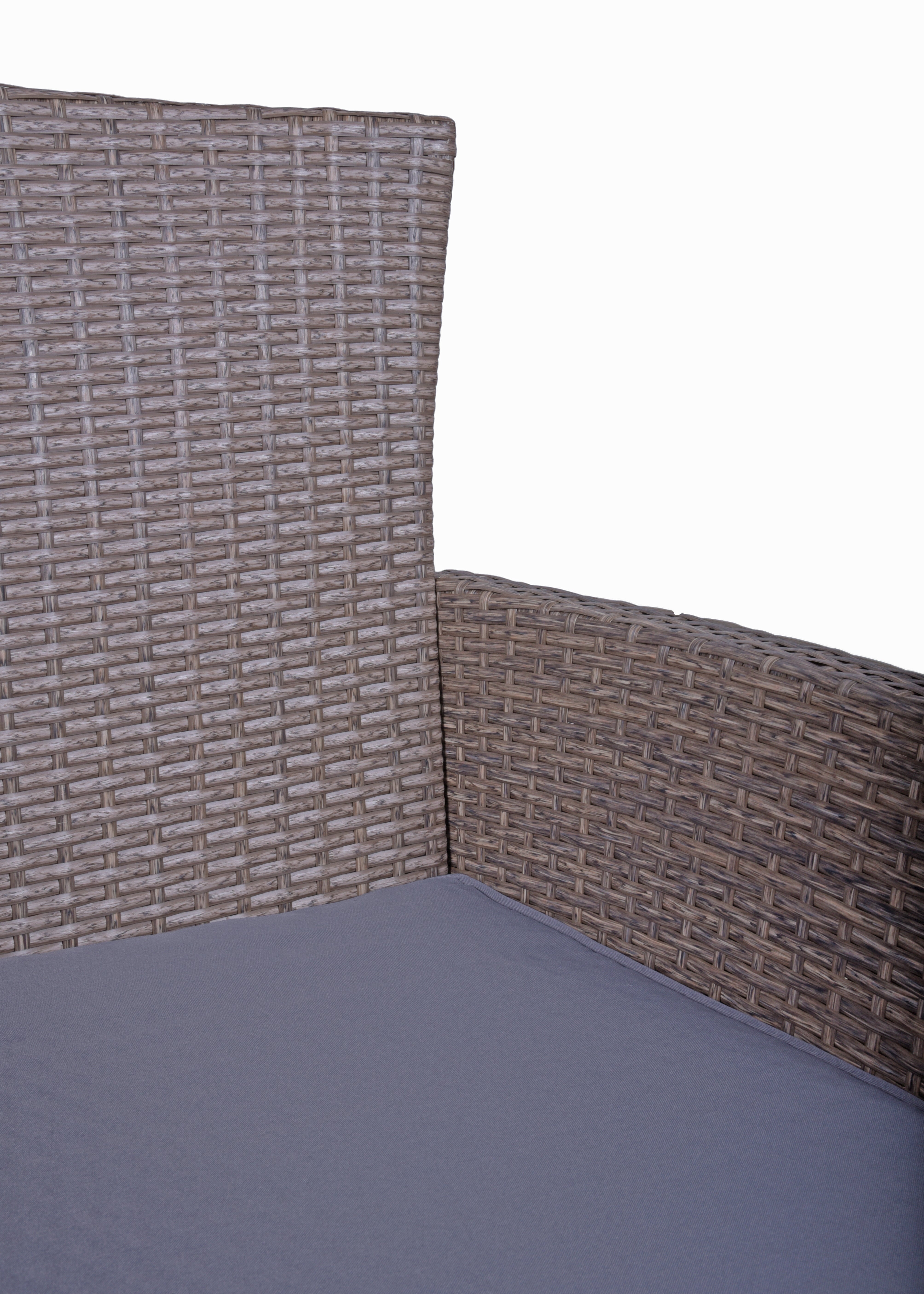 Balkonset DAKOTA 3-teilig Sitzgruppe Balkonmöbel Tisch Stühle braun Garden Pleasure