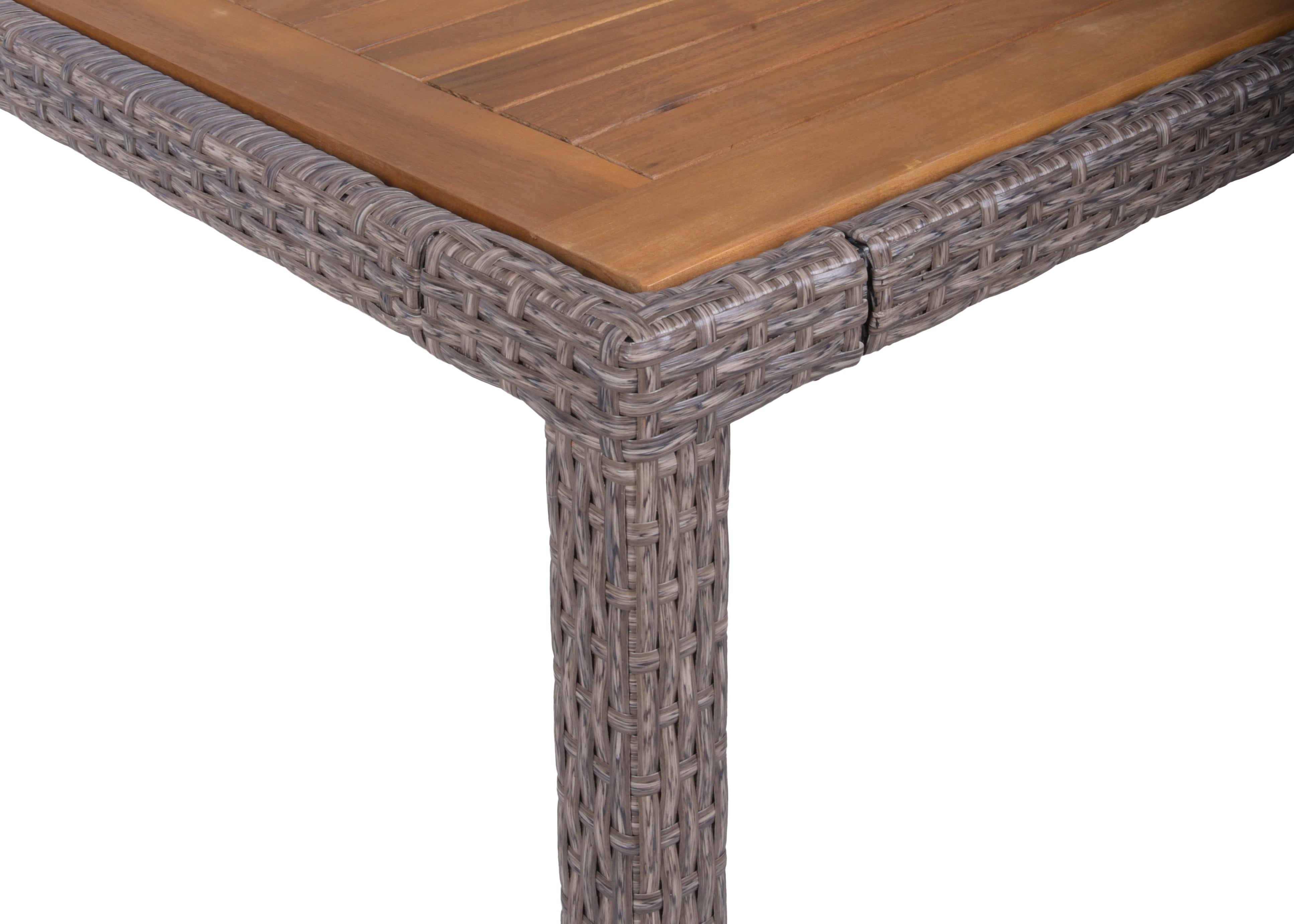 Balkonset DAKOTA 3-teilig Sitzgruppe Balkonmöbel Tisch Stühle braun Garden Pleasure