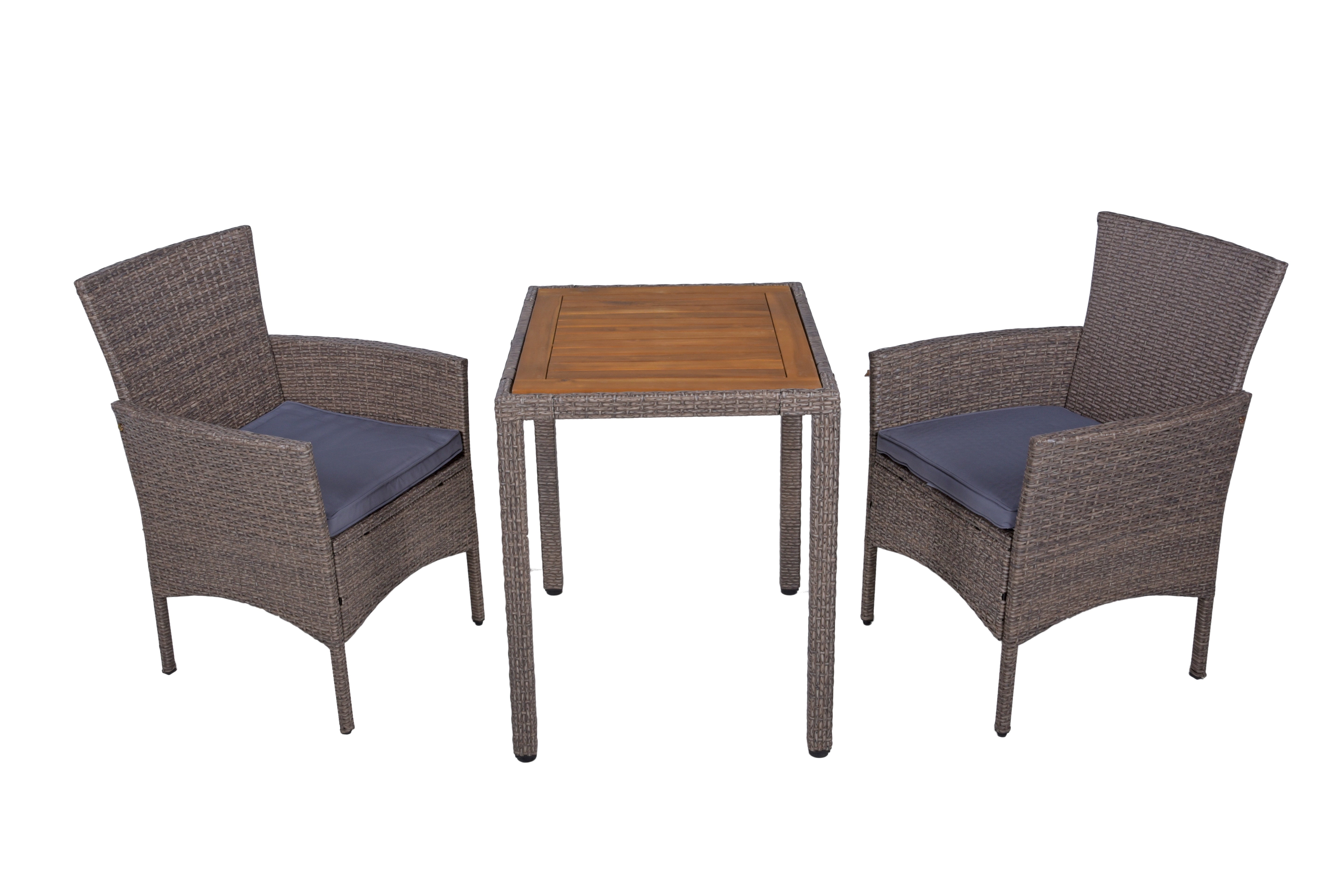 Balkonset DAKOTA Sitzgruppe Gartenmöbel Polyrattan Garden Pleasure