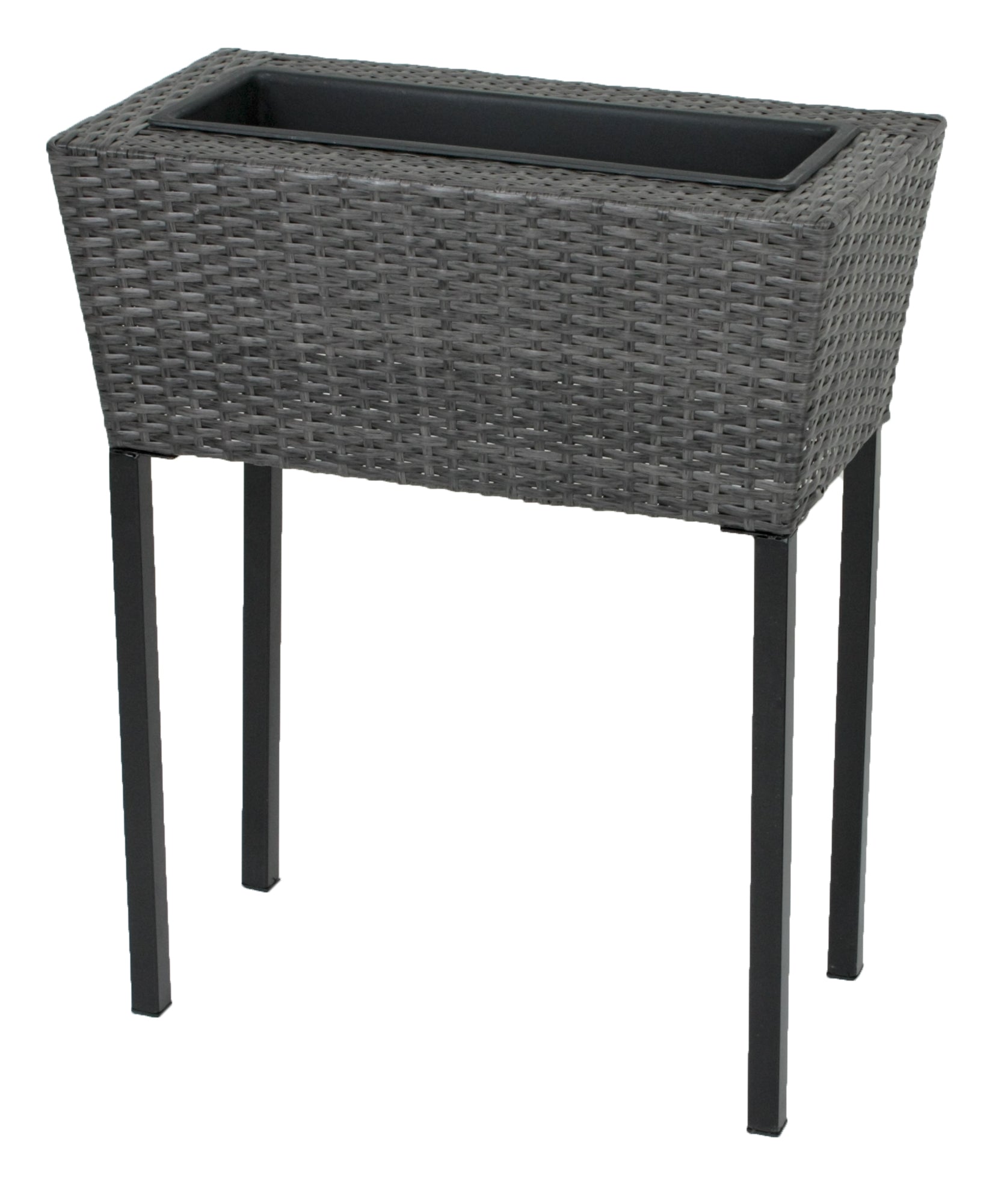 2er Set Hochbeet IRIS Pflanzkasten Polyrattan Pflanzgefäß modern Garden Pleasure