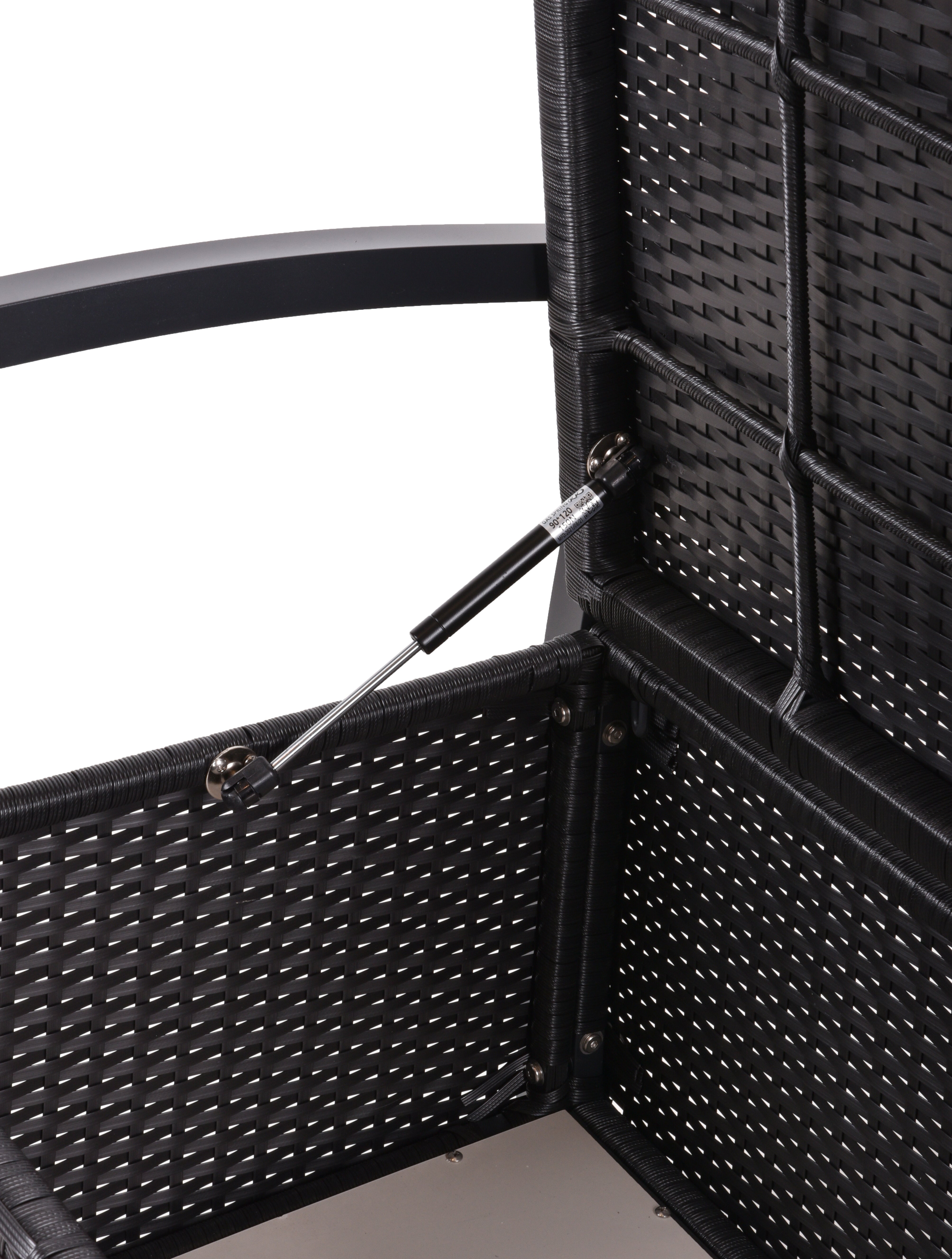 Parkbank FERRARA Gartenbank Sitzbank mit Stauraum Truhenbank Polyrattan Garden Pleasure