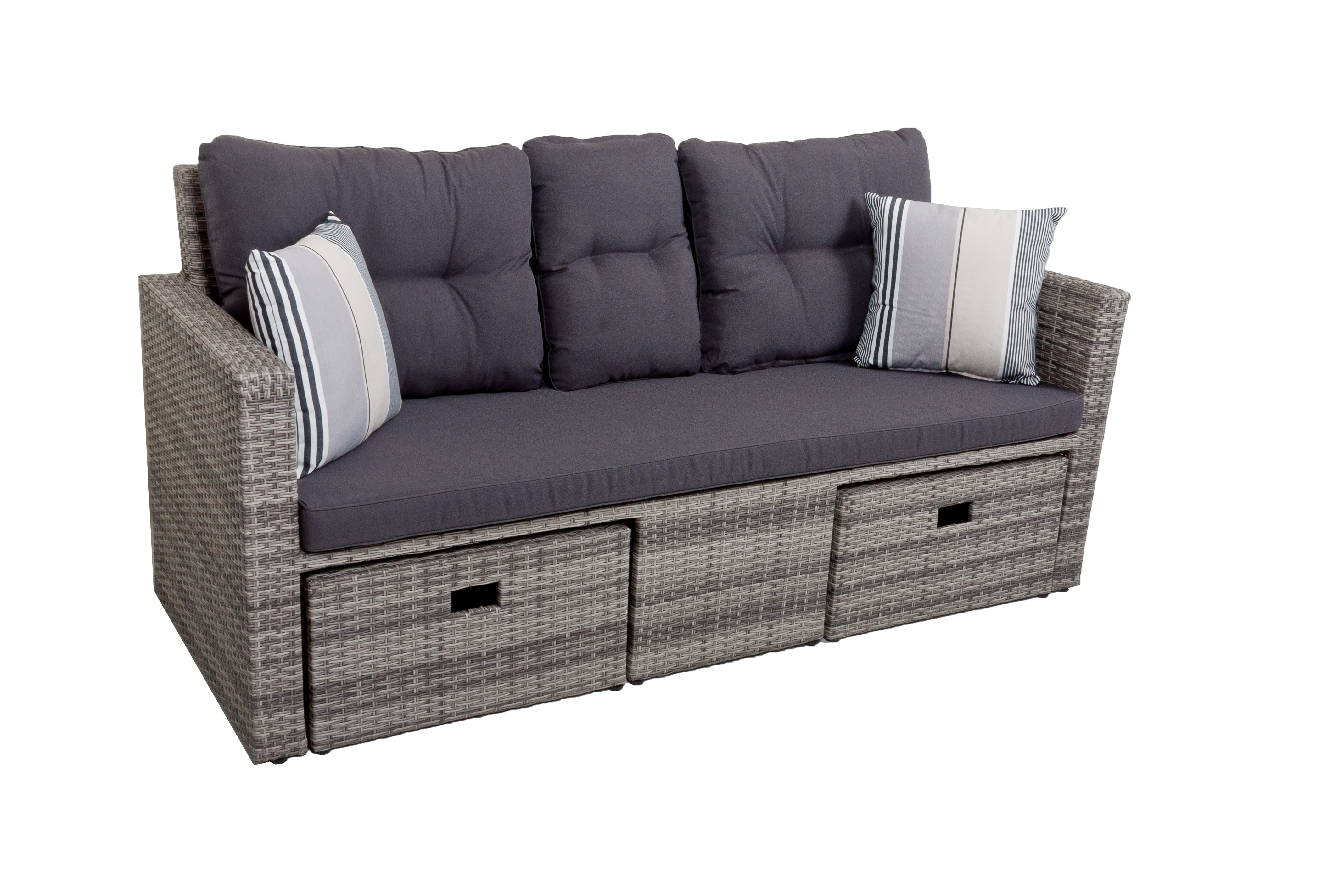 Loungesofa VALLETTA Sofa Gartensofa GARDEN PLEASURE wetterfest komfortabel Outdoor hochwertig