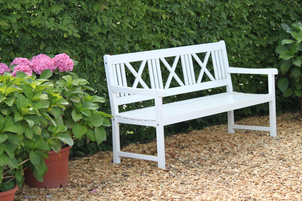 Gartenbank MALMÖ Bank Sitzbank GARDEN PLEASURE wetterfest komfortabel Outdoor hochwertig