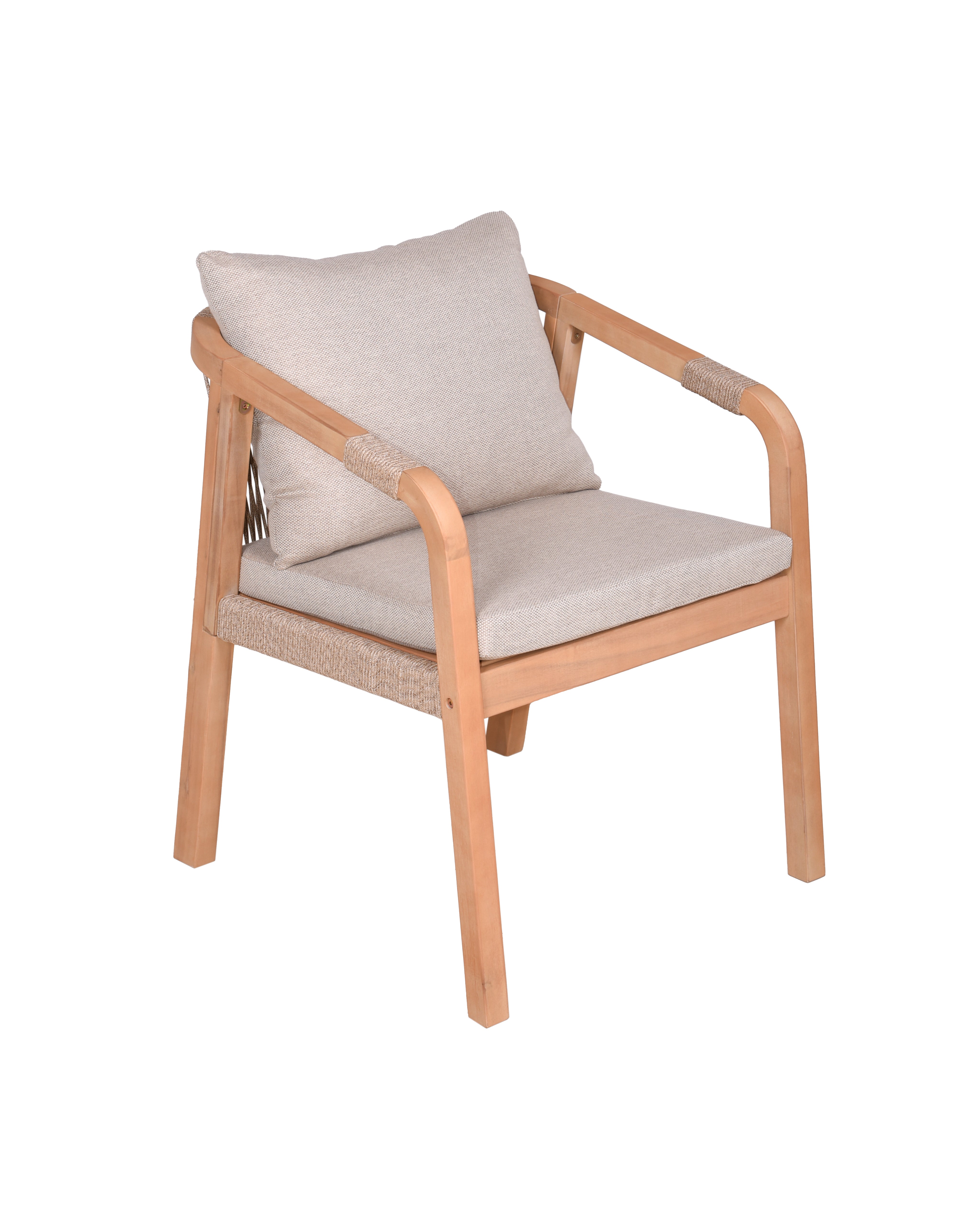 Stuhl BOGOTA Gartenstuhl Armlehnstuhl Akazienholz Garden Pleasure 2er-Set