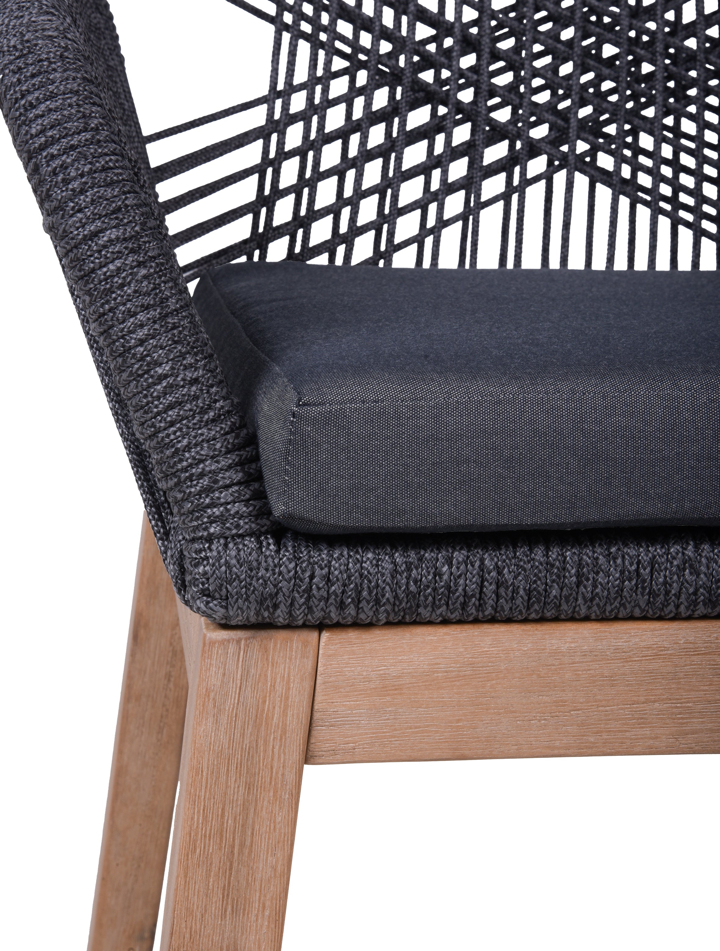 Gartenstuhl POMONA 4er Set Sessel grau Garden Pleasure modern FSC® Akazie