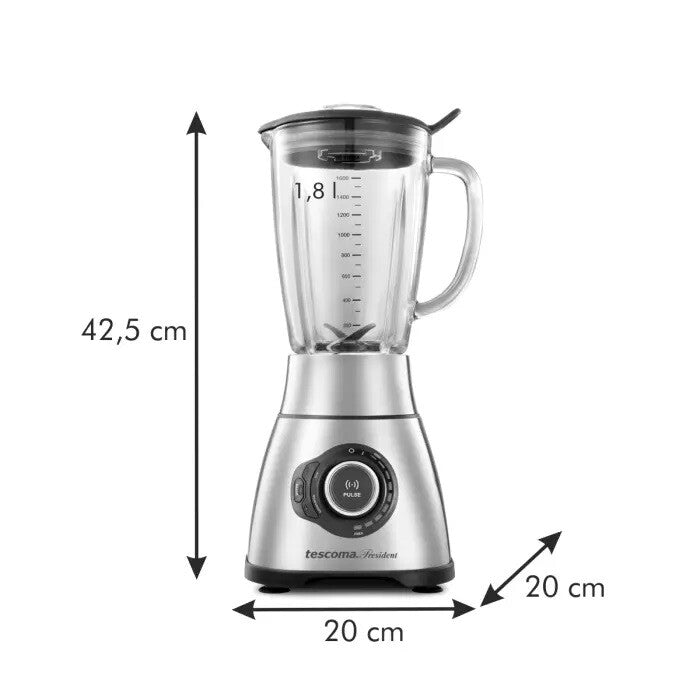 Standmixer Smoothiemaker / Smoothie Mixer Ice Crusher 1,8 Liter 1800 W Tescoma President