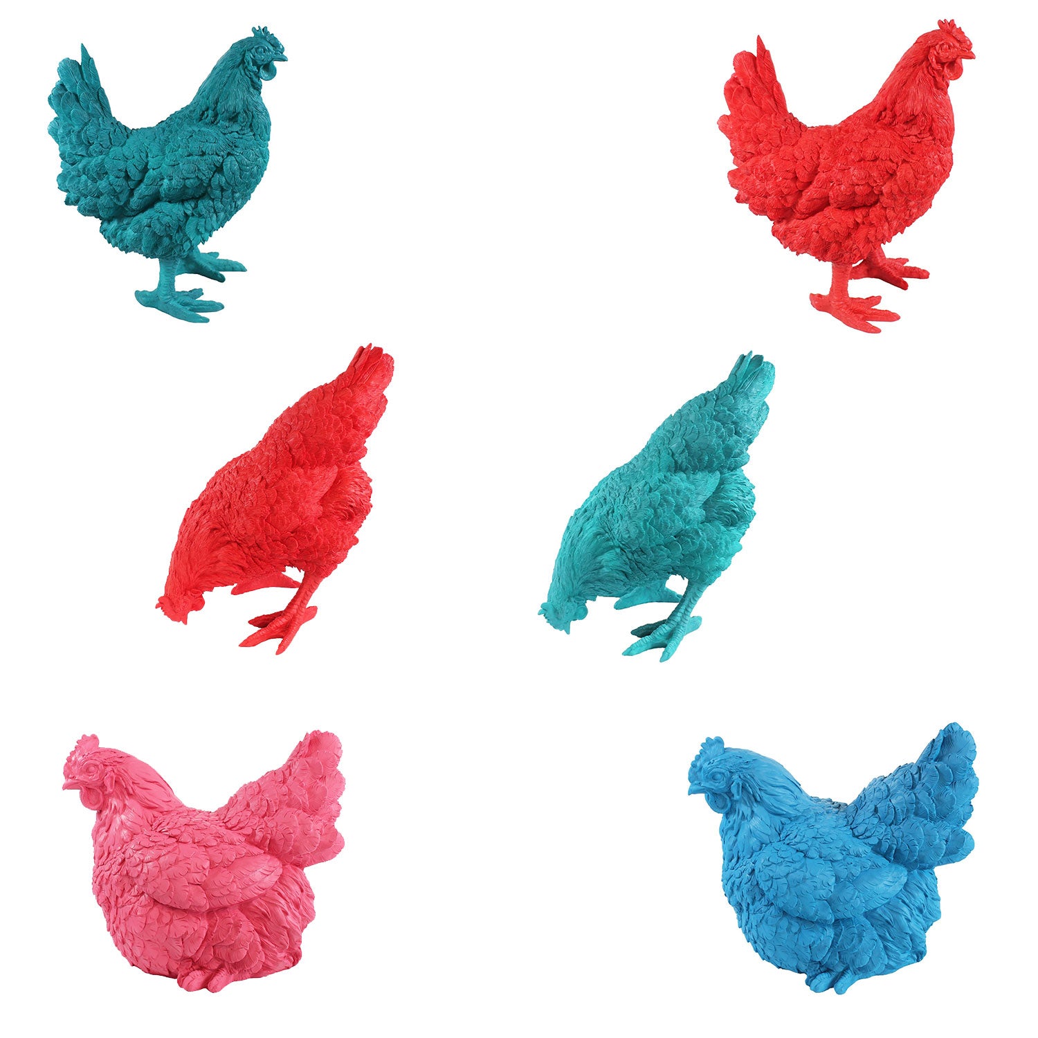 Deko Hühner DekoDiven einzigartige Huhn Deko für Haus & Garten in verschiedenen Farben