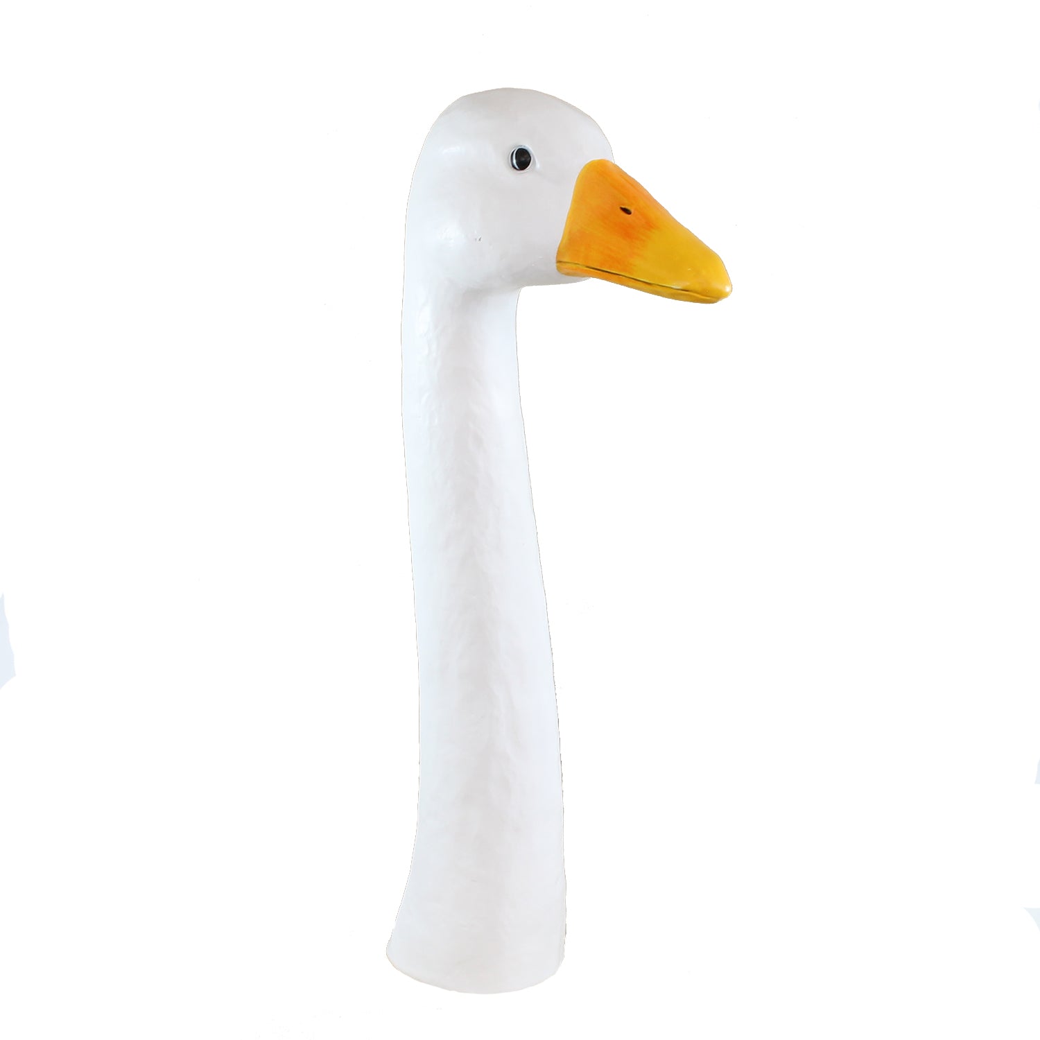 Gartenfigur Gans Gänsekopf groß 56 cm Gartenstecker Gänsehals Gänse Deko Garten Dekoration