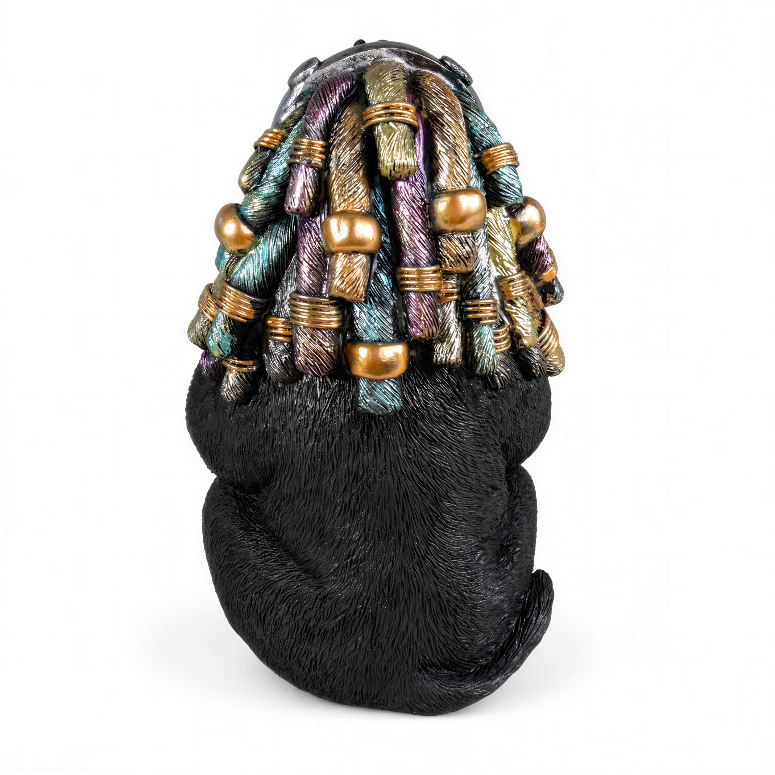 Löwe Figur Urban Royals mit Dreadlocks Controller Kopfhörer Geschenk für Gamer