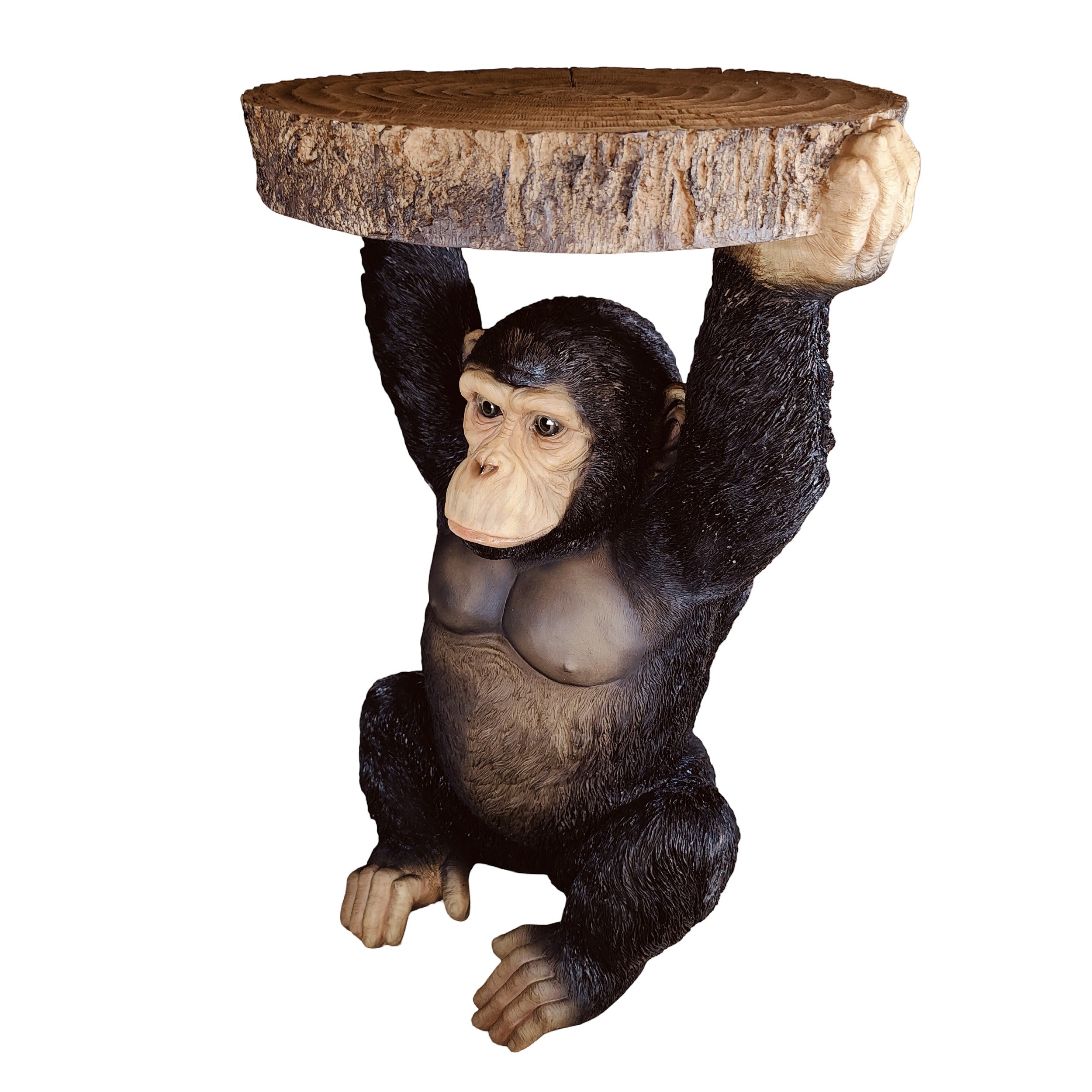 Beistelltisch Tiere Affe als Telefontisch - Beistelltisch Design klein für Garten & Wohnbereich