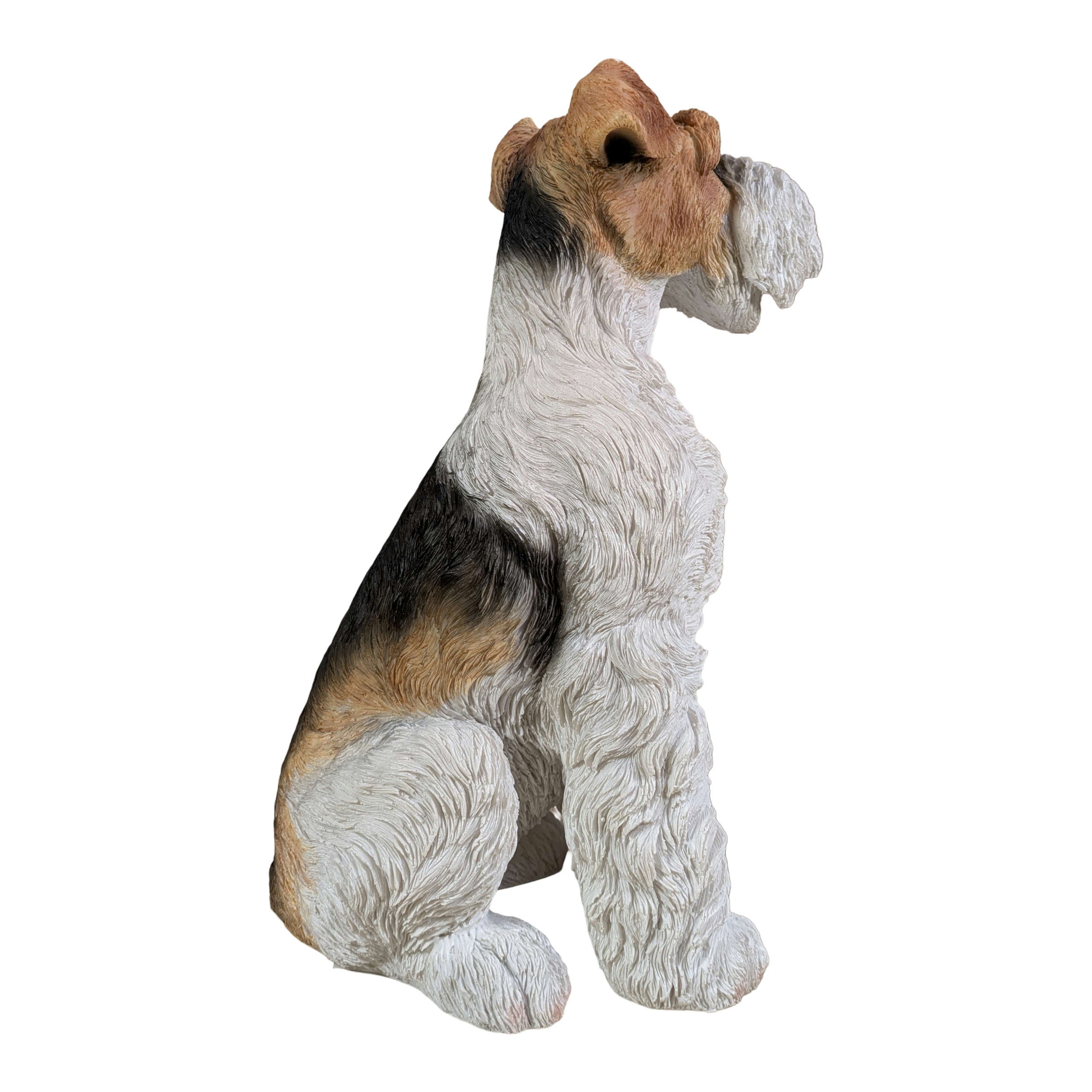 Hundefigur Foxterrier Figur Hund Deko Hund Hundefigur Garten lebensecht
