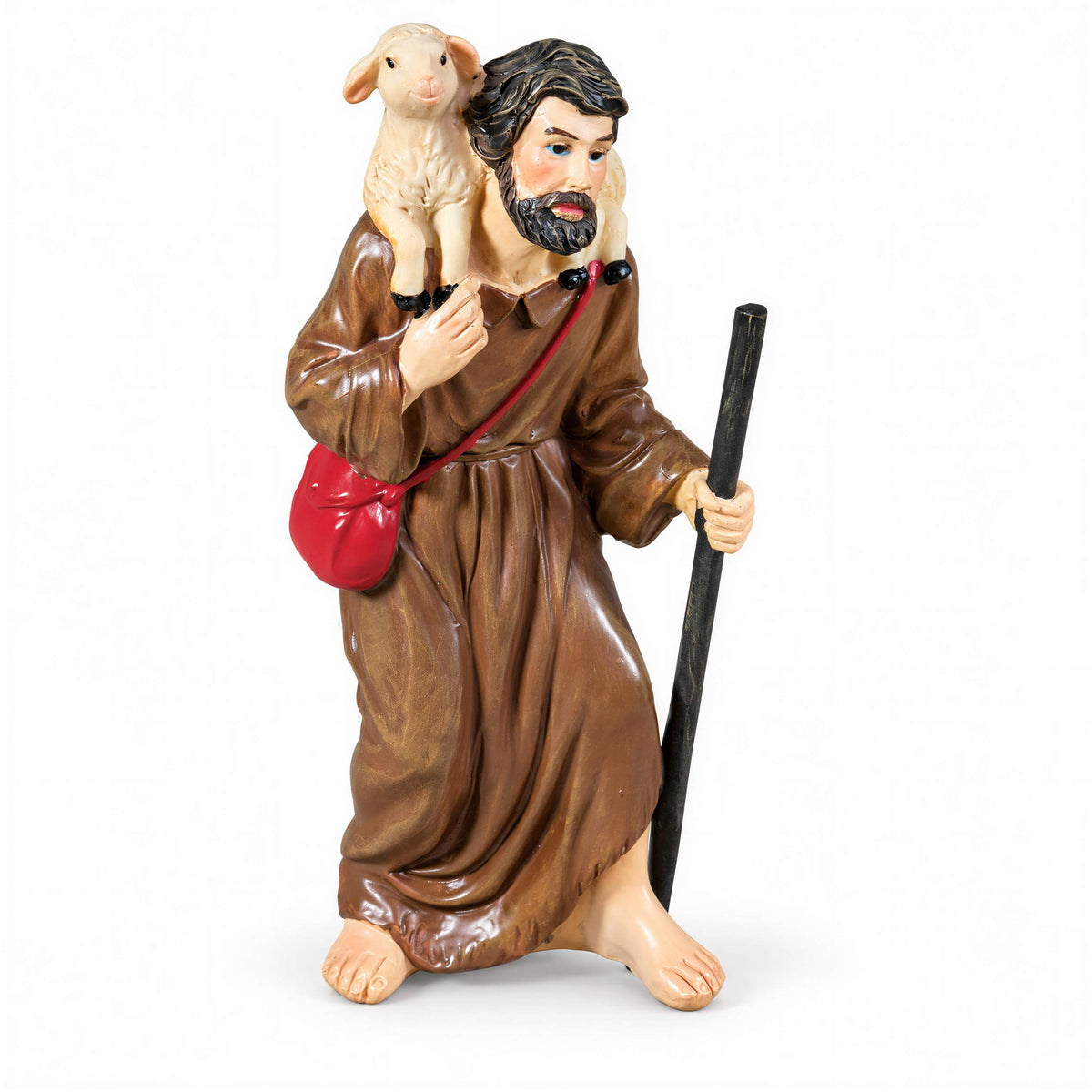 Krippenfiguren Set 7-teilig Weihnachtskrippe Figuren Heilige Familie und Heilige Drei Könige
