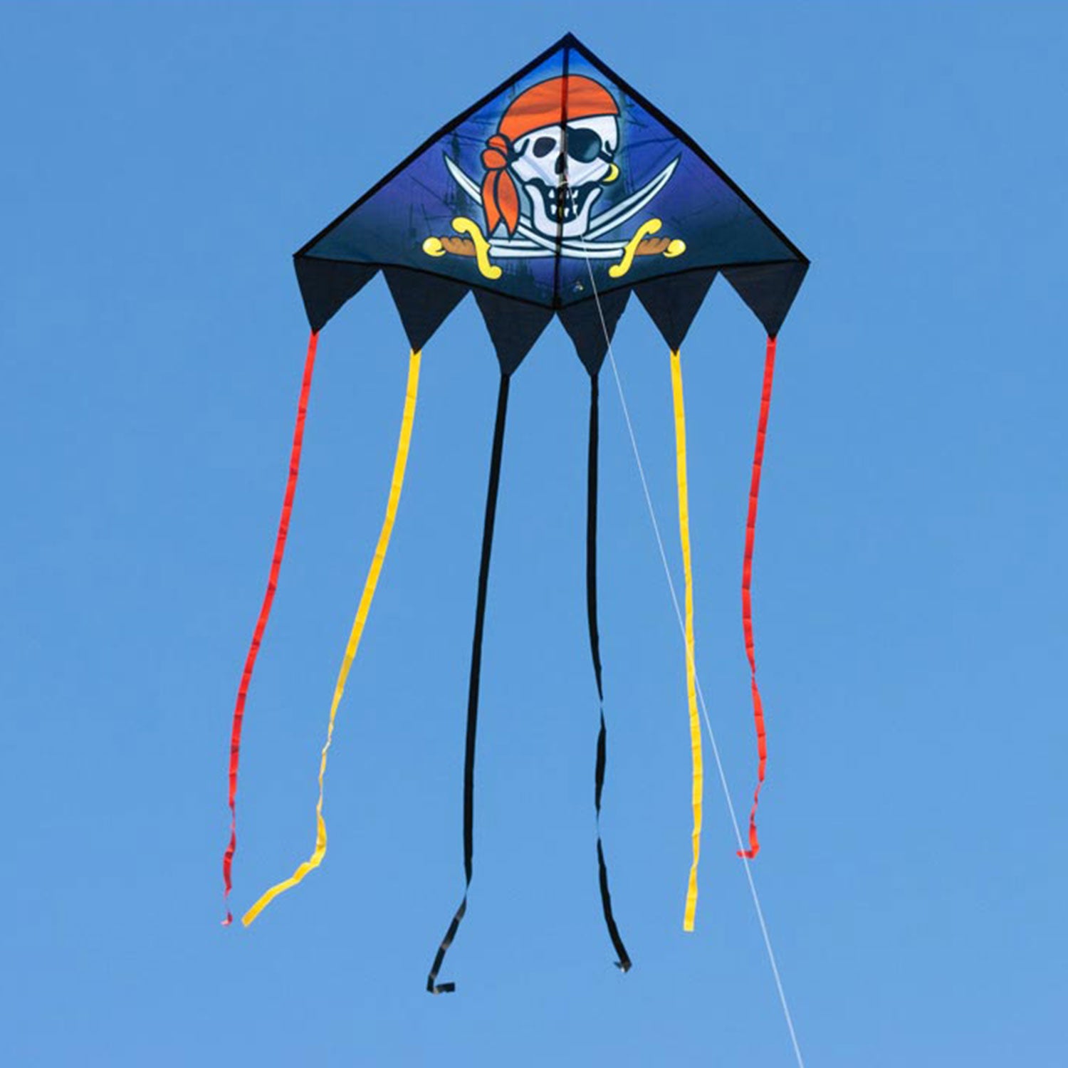 Kinderdrachen Einleiner Drachen HQ Delta Jolly Roger 140 cm Flugdrache