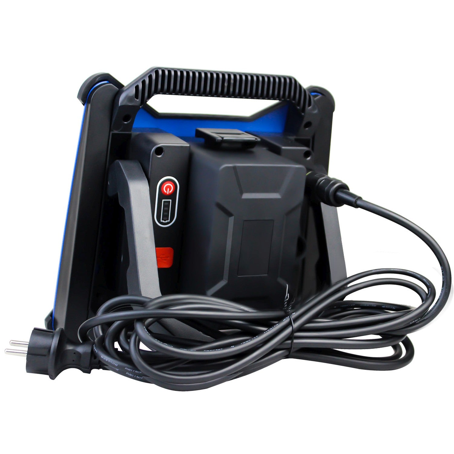 Ledino LED Hybridstrahler Kiel H60M – 60 W / 6 600 lm Baustrahler für Akku & Netz, robust bei Renovierung