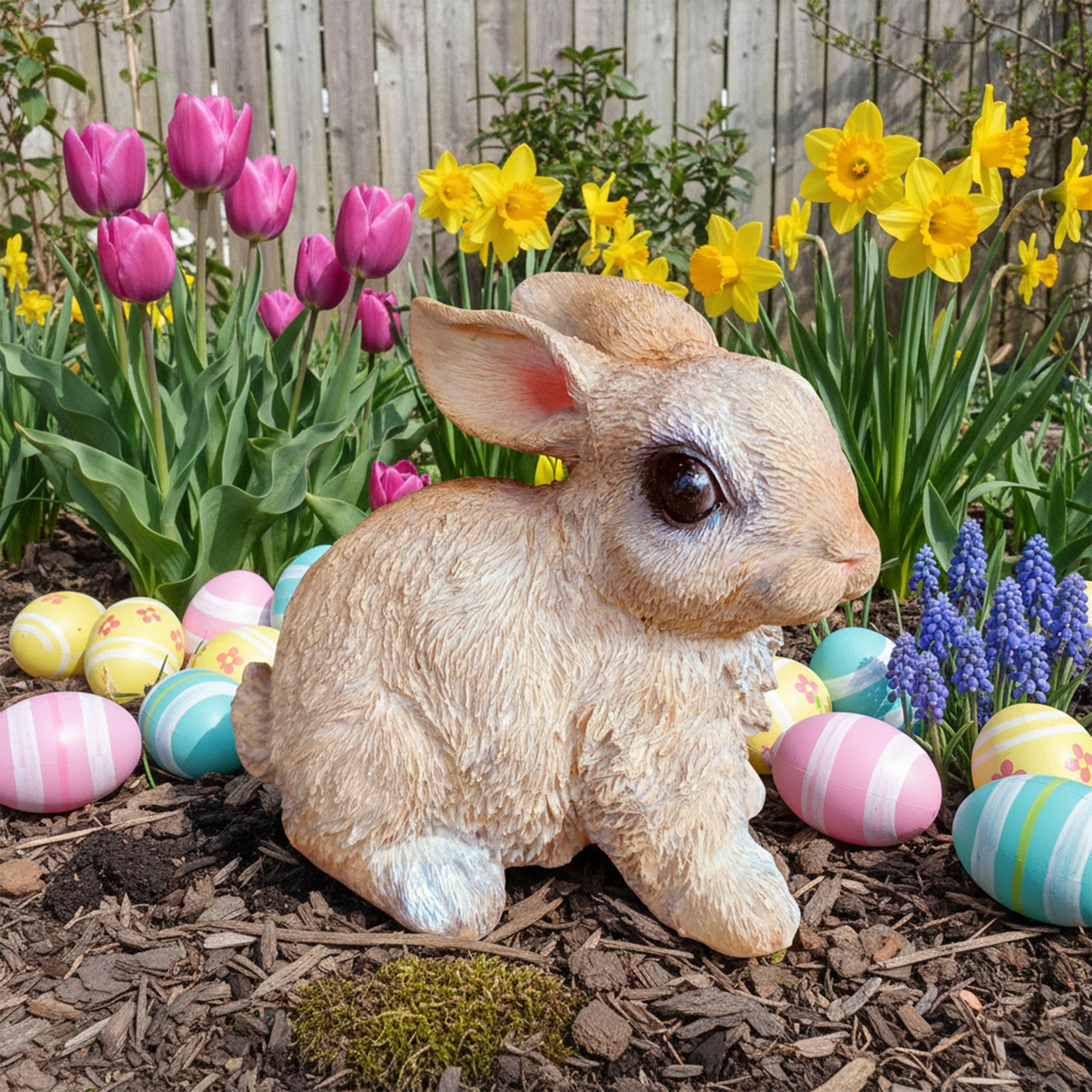 Hasenfigur Hasenfamilie – Deko Hase als Osterdeko Hase für Garten & Zuhause, Kind Mutter Vater
