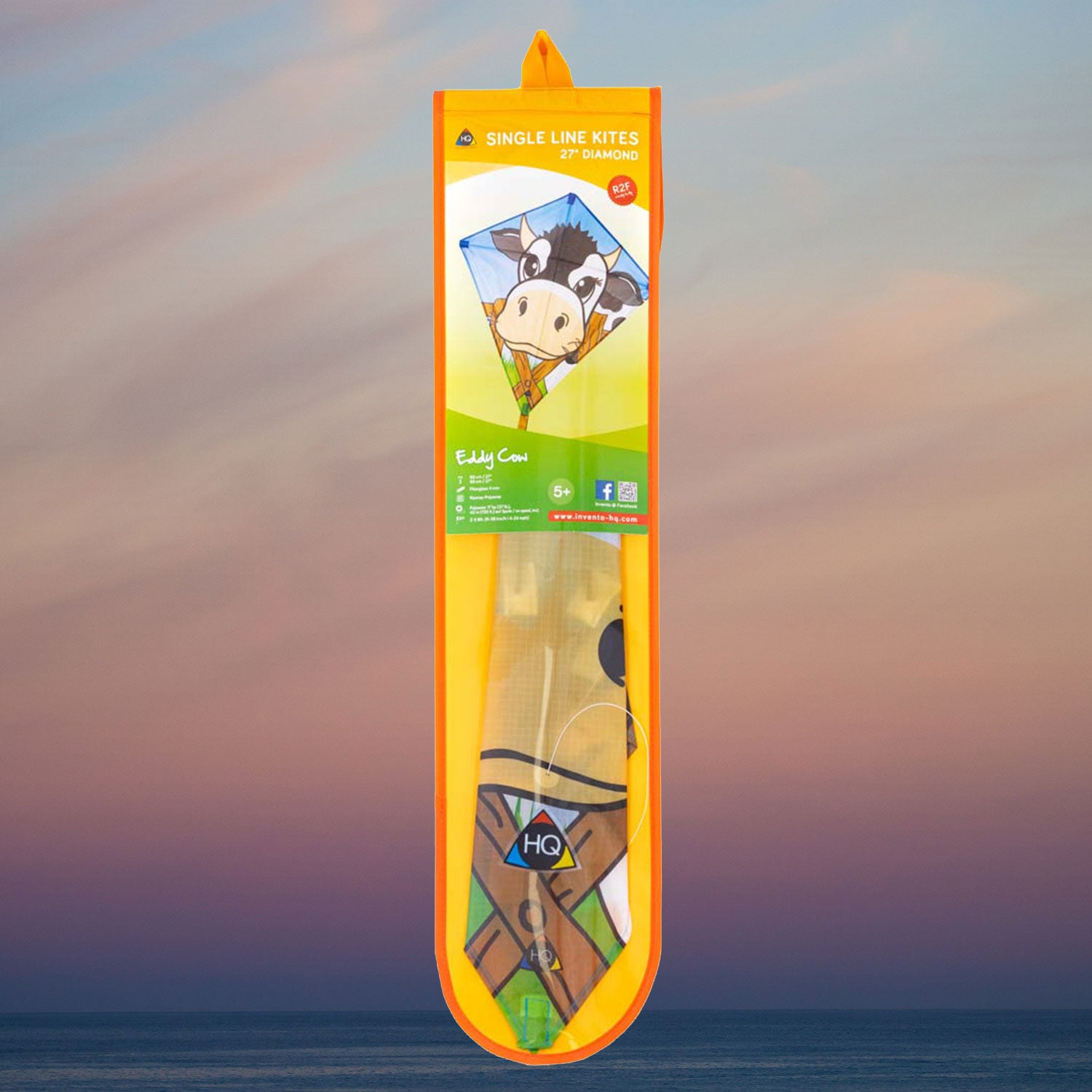 Kinderdrachen Einleiner Drachen HQ Eddy Cow Flugdrachen