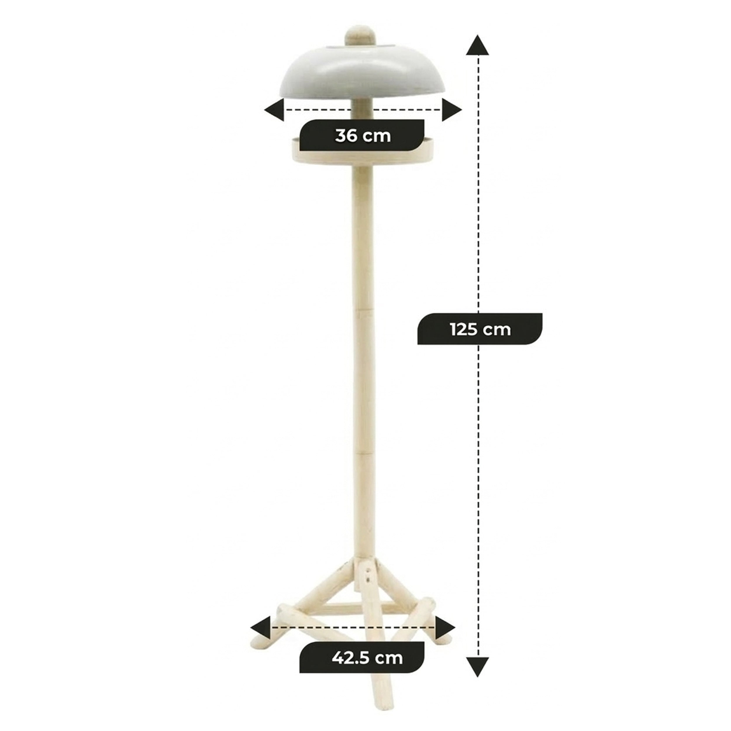 Vogelfutterhaus mit Ständer modernes Vogelhaus Futterhaus aus recyceltem Kunststoff