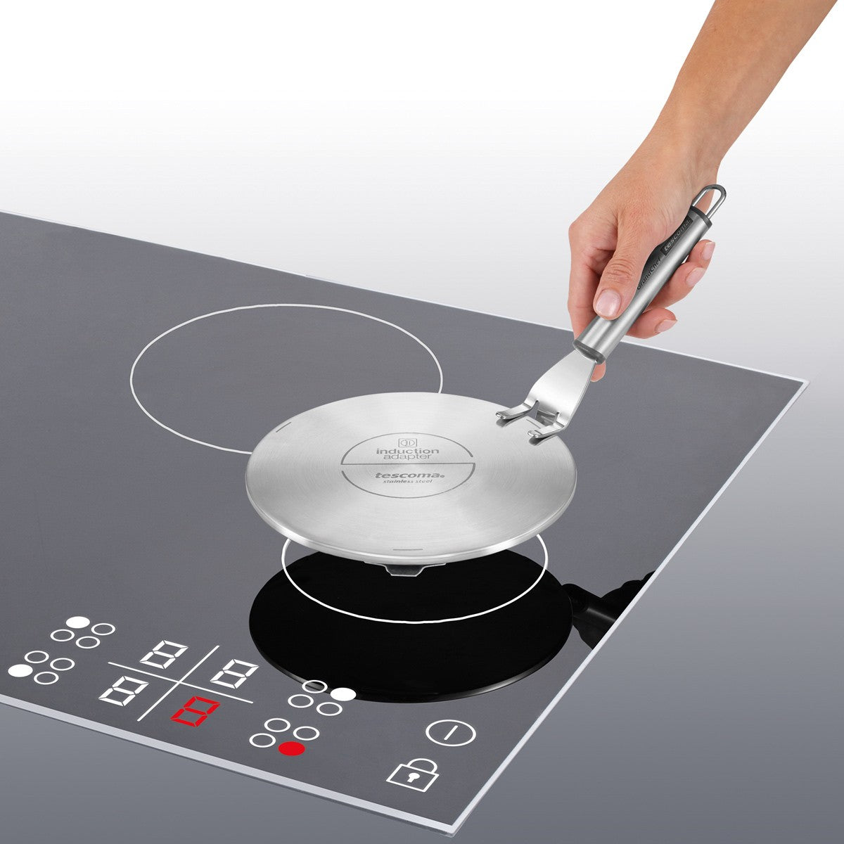 Tescoma Induktions-Adapterplatte GrandCHEF 17 cm – Induktionsadapter für Töpfe