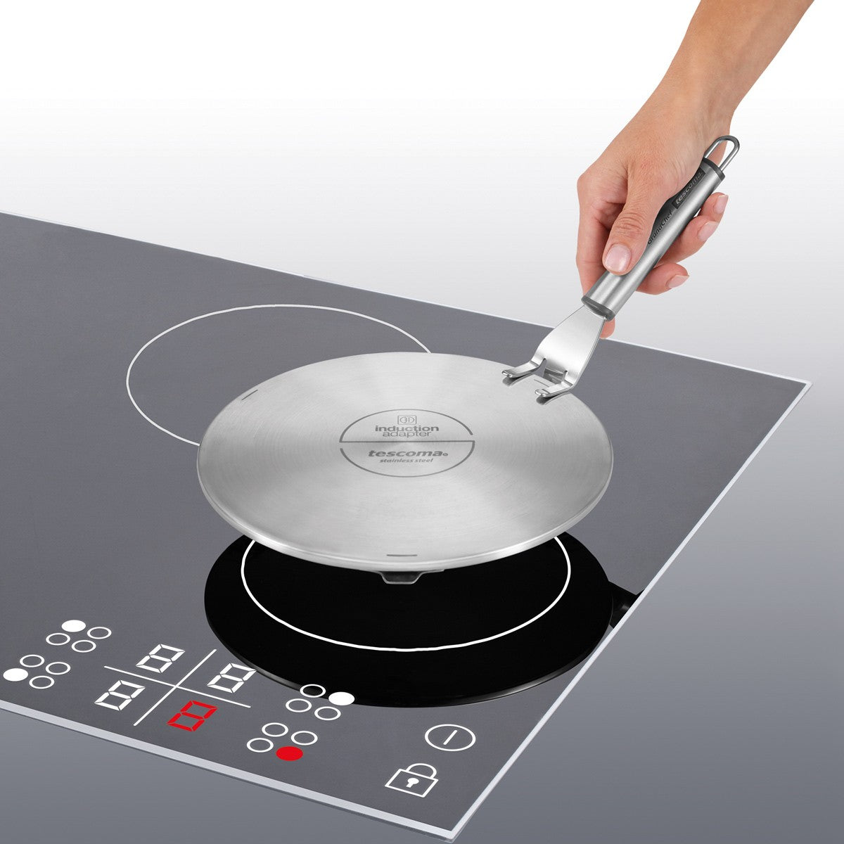Tescoma Induktions-Adapterplatte GrandCHEF 21 cm – Adapterplatte für Kochgeschirr