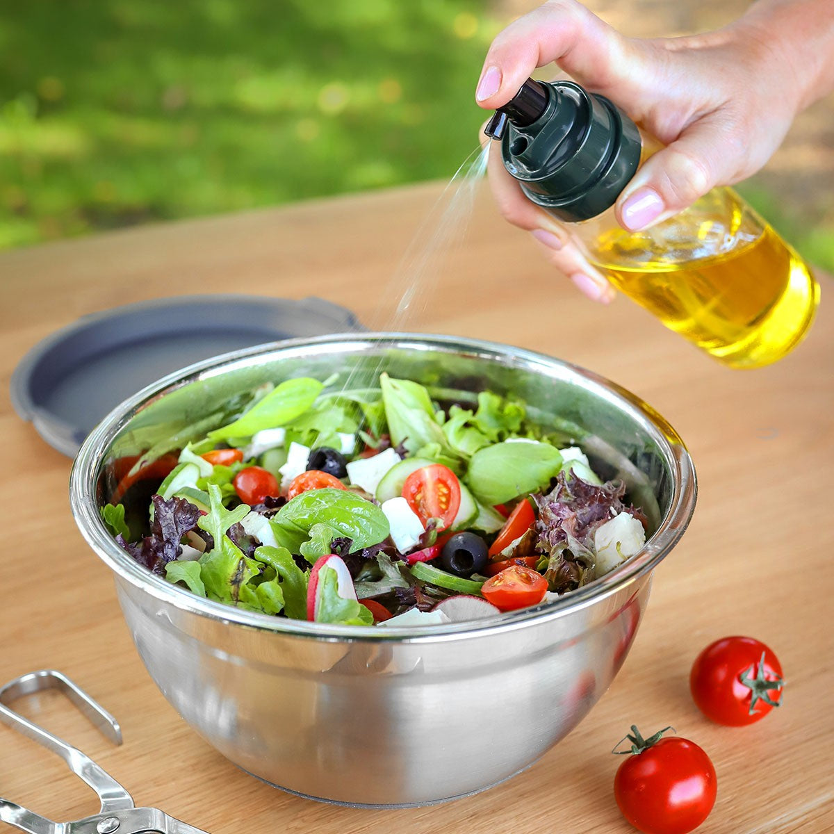 Tescoma Öl-/Essigsprüher mit Ausgießer GrandCHEF 250 ml – Küchen-Dosierer
