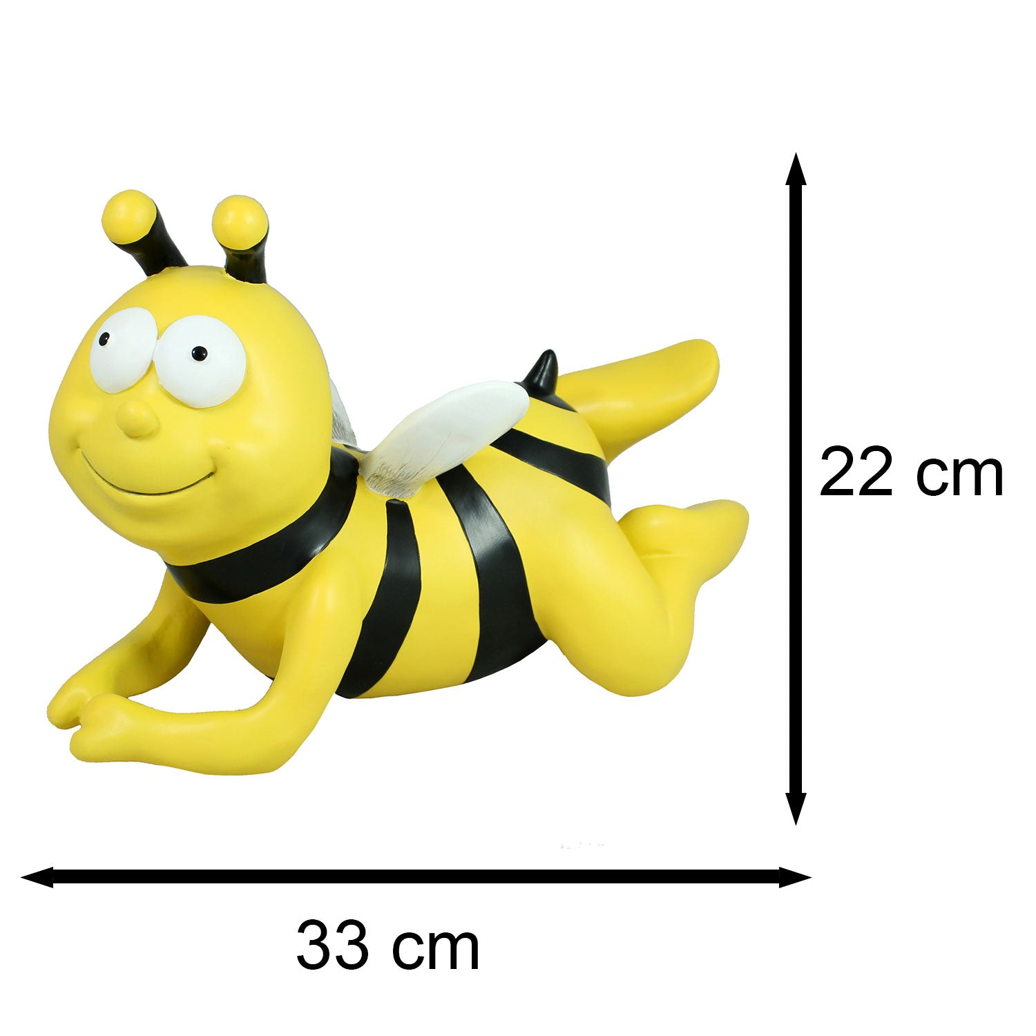 Bienen Figur fliegend 33 cm Bienen Deko Bienen Gartenfigur Biene