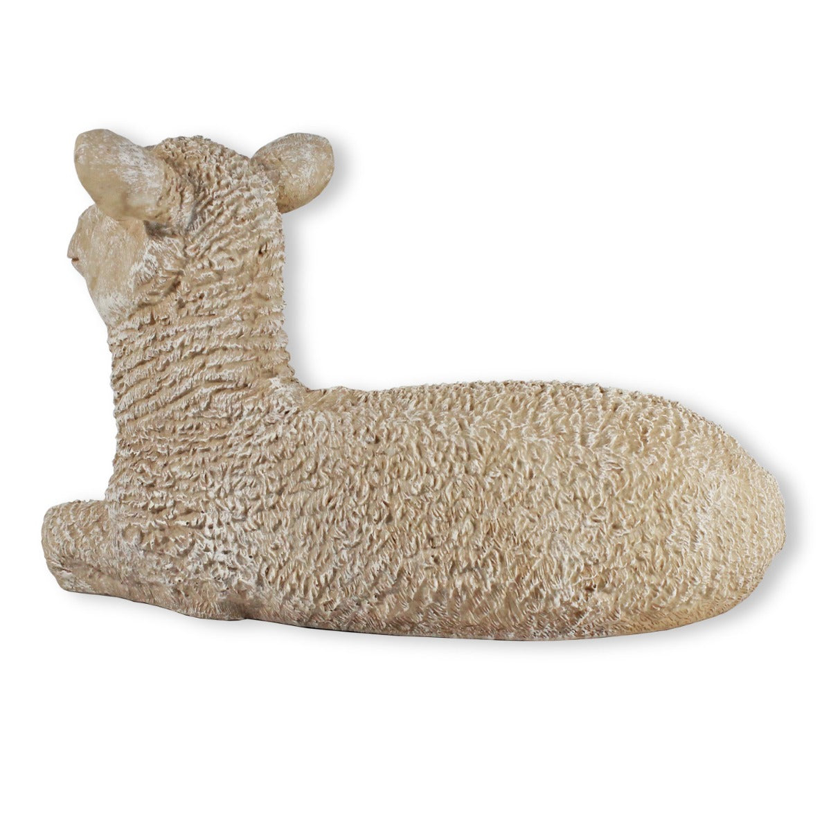 Gartenfigur Schaf Figur Nancy Schaf liegend Lamm Figur für den Garten