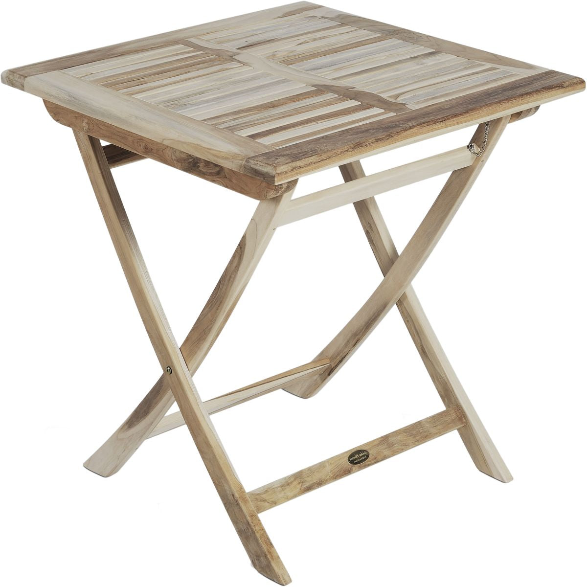 Gartentisch JAVA Teak Holz quadratisch 70 x 70 cm Holztisch Balkontisc