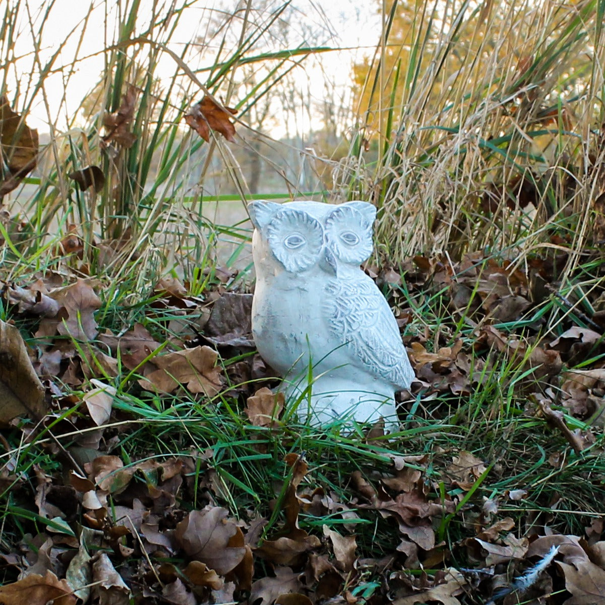 Eulenfigur Athene Deko Eule Eulen Deko Figur Gartenfigur Eule