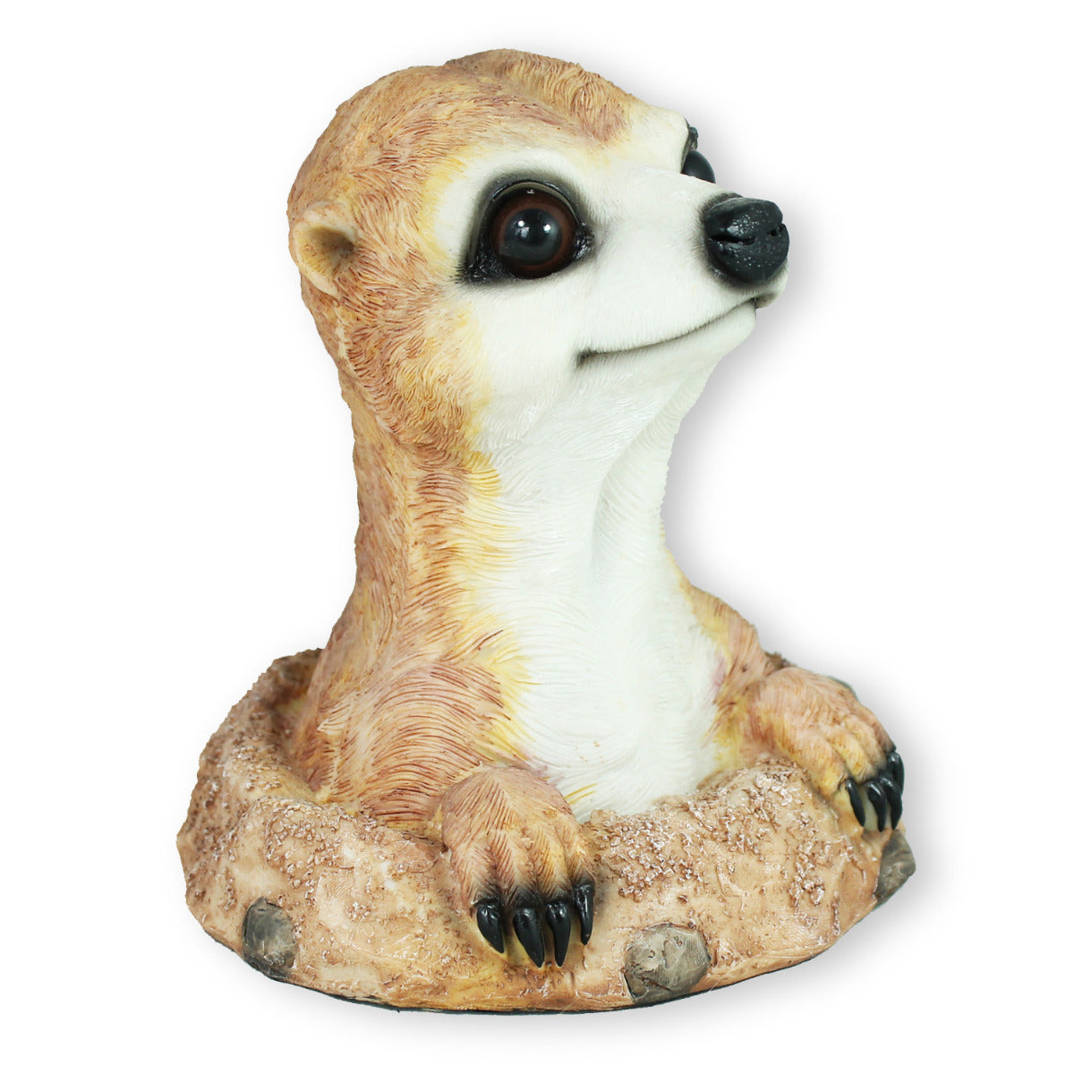 Erdmännchen Figur grabend Erdmännchen Gartenfigur Frettchen Deko grabendes Erdmännchen