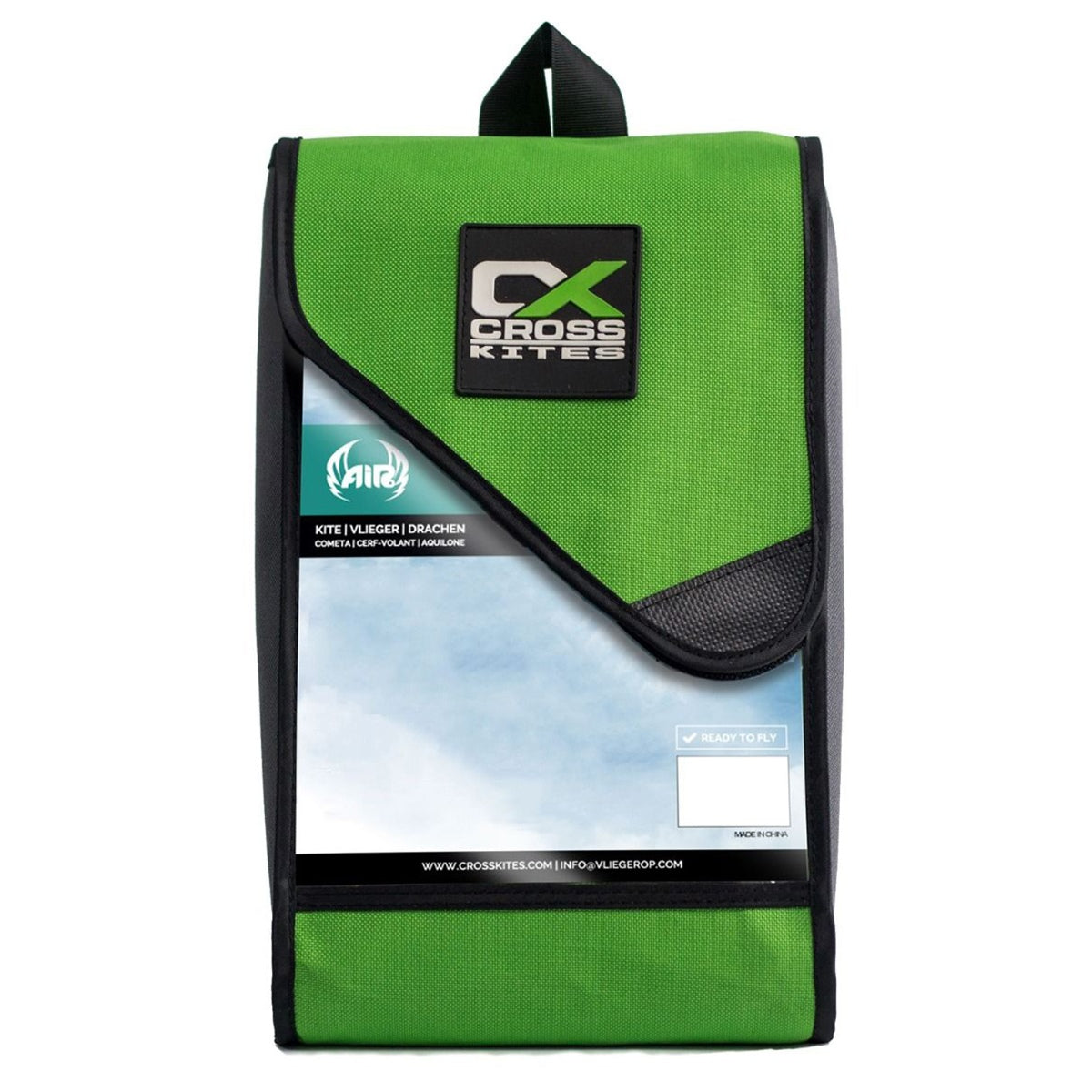 CrossKites Lenkmatte Air 1.2 Blue-Green R2F Allround Lenkdrachen Kite