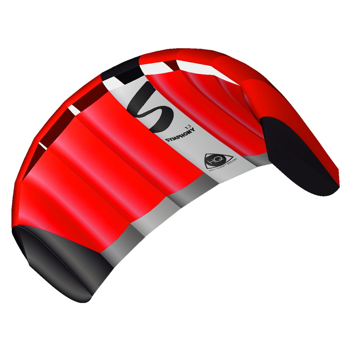 HQ Lenkmatte Symphony Pro 1.3 Neon Red Allround Lenkdrachen Kite Matte