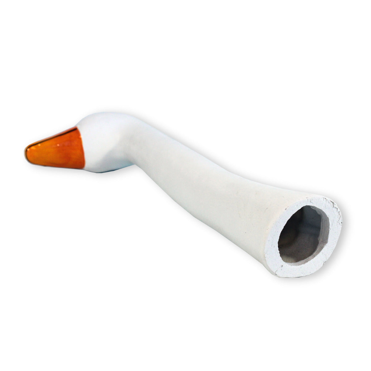 Gartenfigur Gans Gänsekopf Gartenstecker Gänsehals Gänse Deko Garten Dekoration 36cm