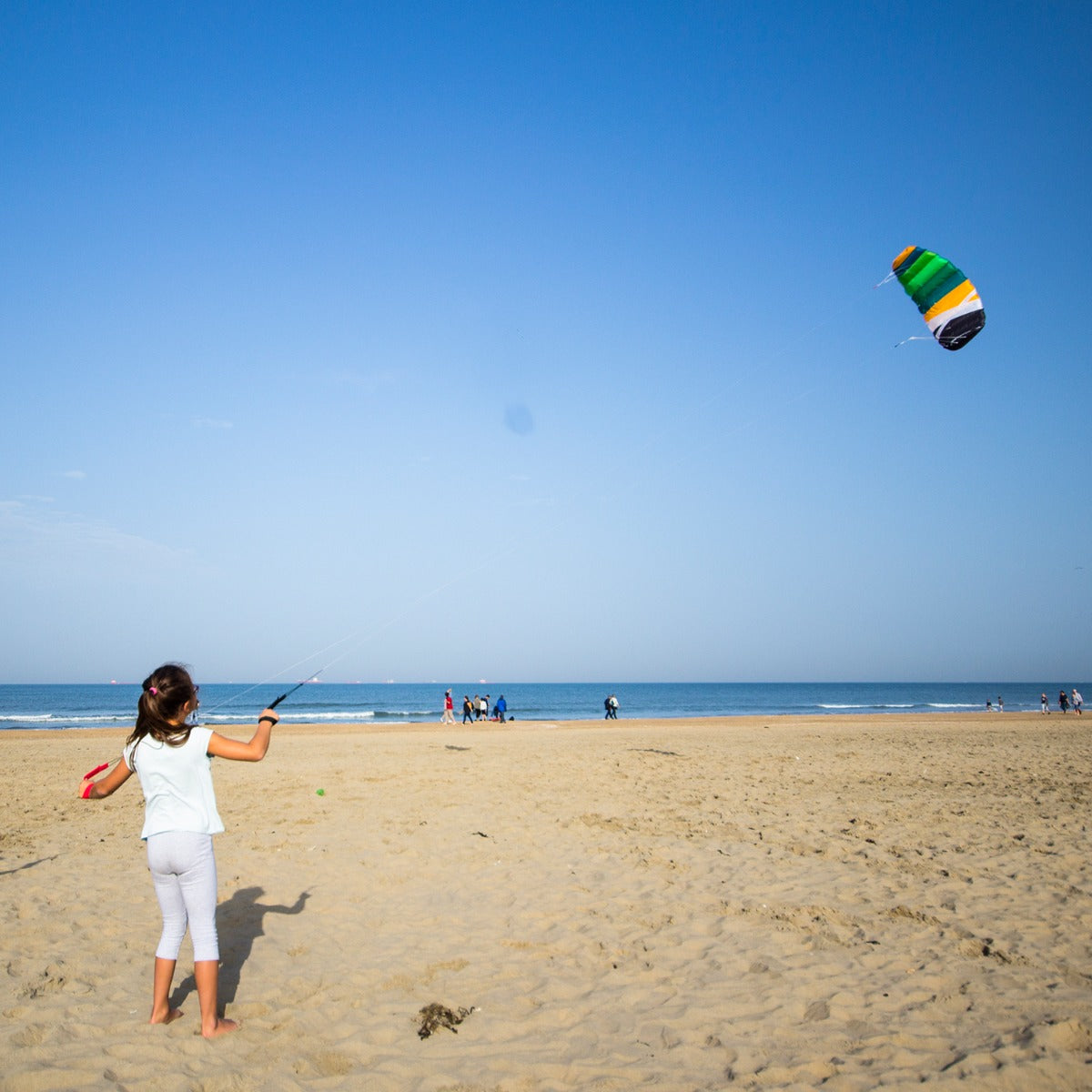 CrossKites Lenkmatte Air 1.8 Green-Yellow R2F Allround Lenkdrachen Kite