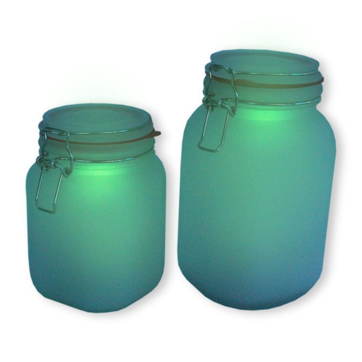 LED Solarleuchte beleuchtete Einmachgläser Solar Tischleuchte outdoor 2er Set