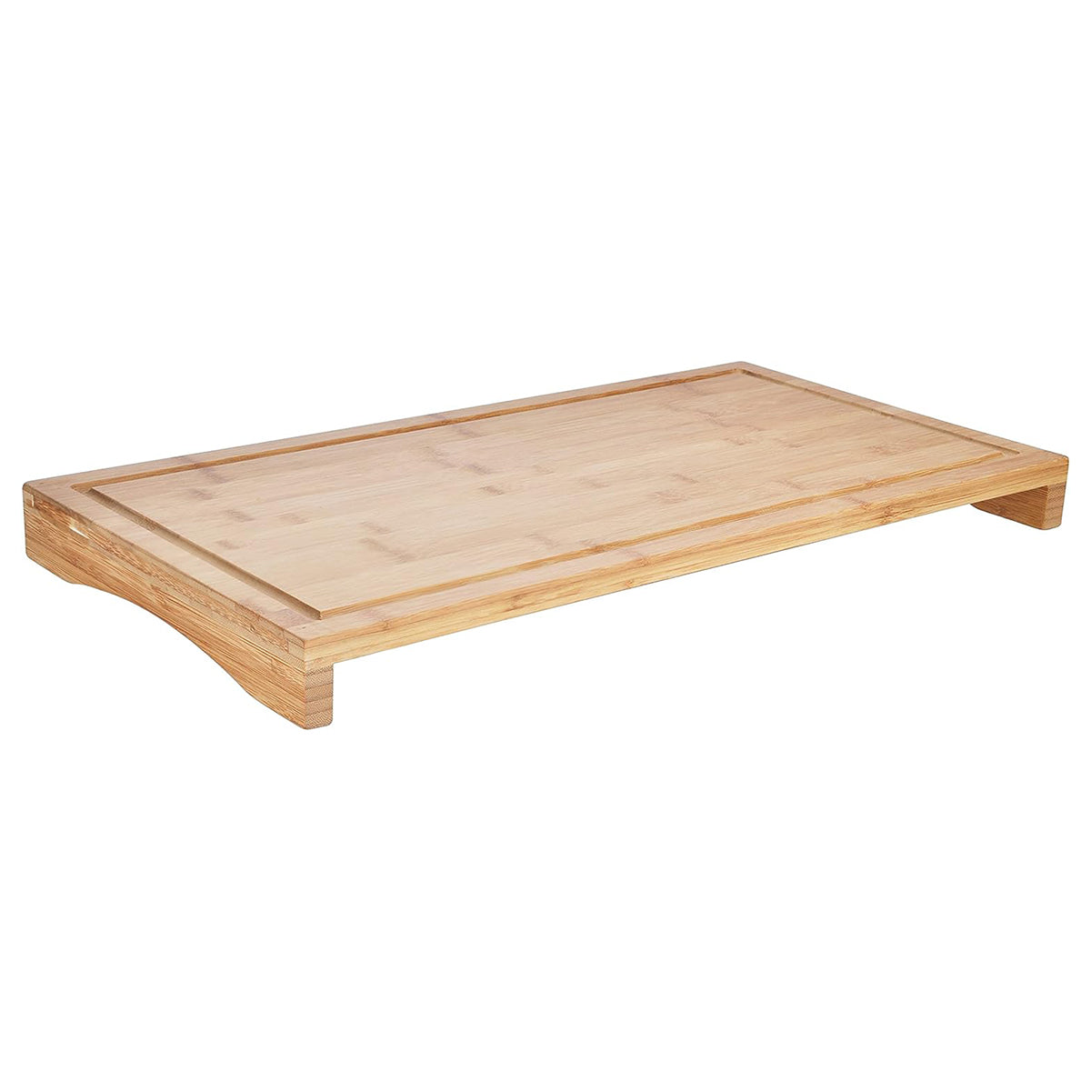 Schneidbrett Abdeckplatte Bambus 54x28cm Erweiterung der Küchen Arbeit