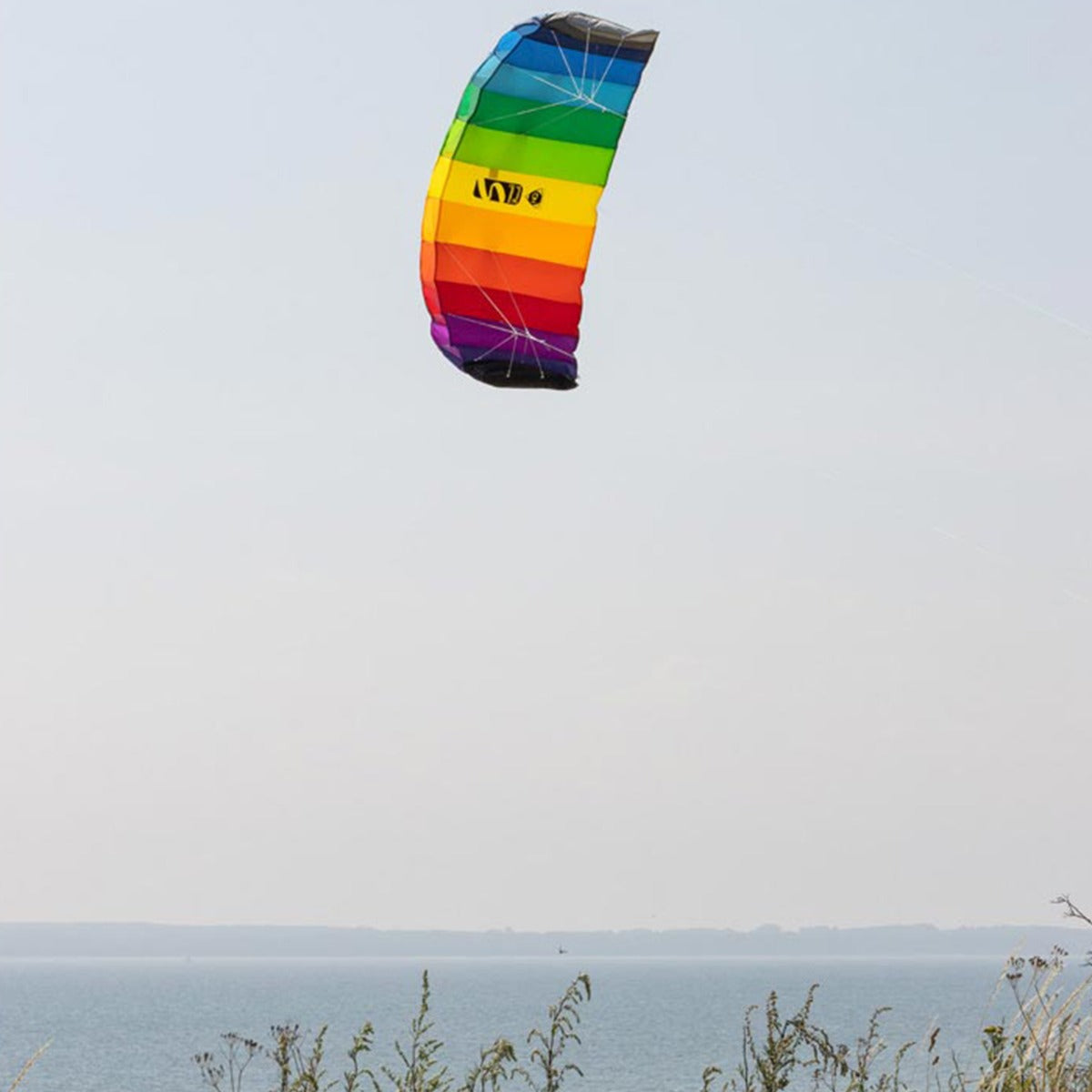 Lenkmatte HQ Symphony Beach III 1.8 Sport PLUS Rainbow mit Controlbar und Lenkschlaufen Allround Lenkdrachen Kite