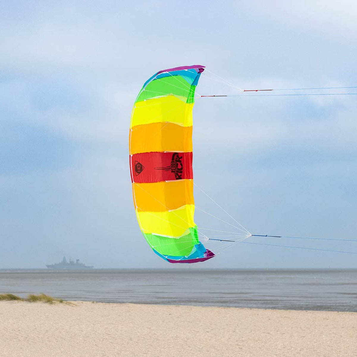 Lenkmatte HQ Kick 180 Single Skin Kite R2F Beginner Lenkdrachen Kite
