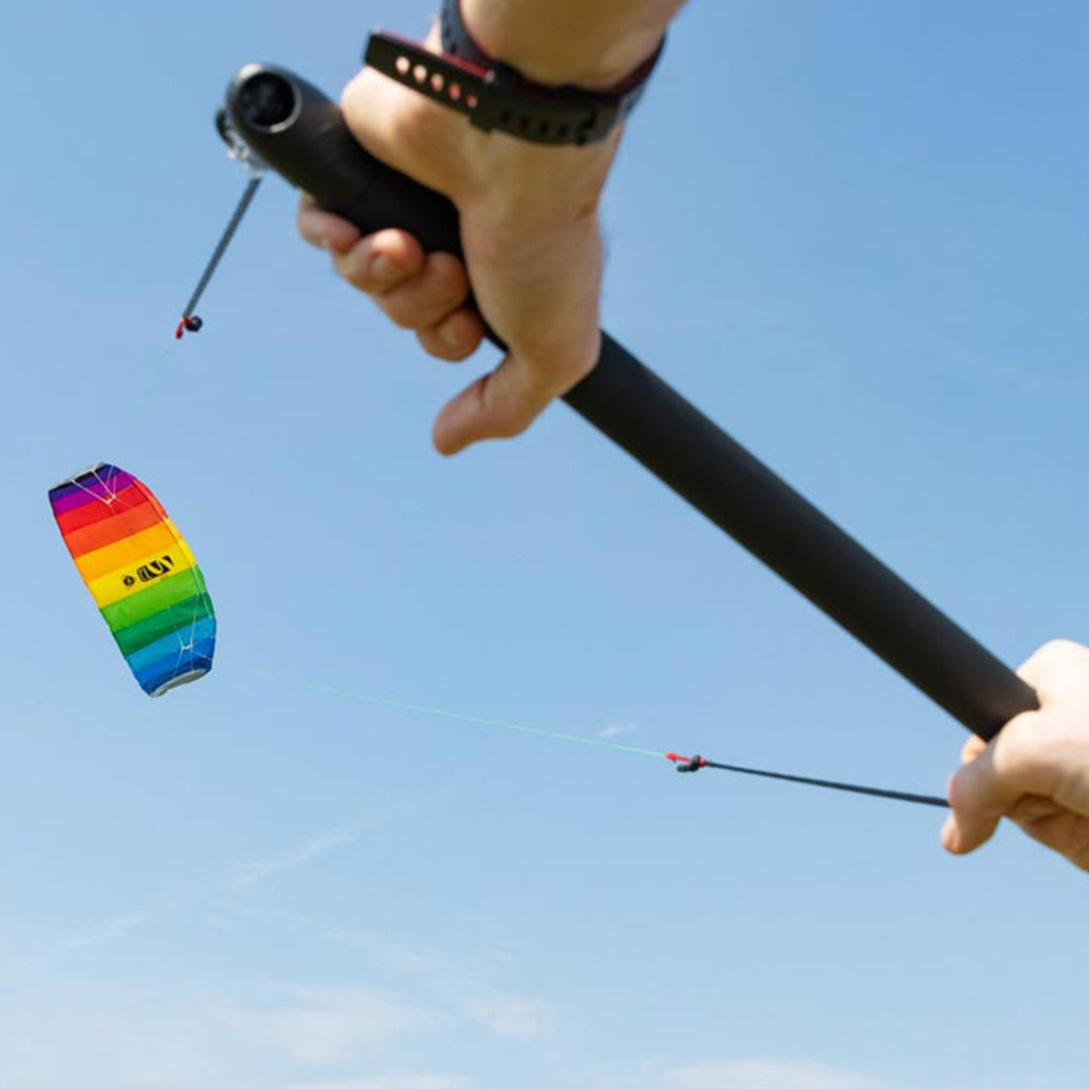 Lenkmatte HQ Symphony Beach III 1.8 Sport Rainbow mit Controlbar Allround Lenkdrachen Kite
