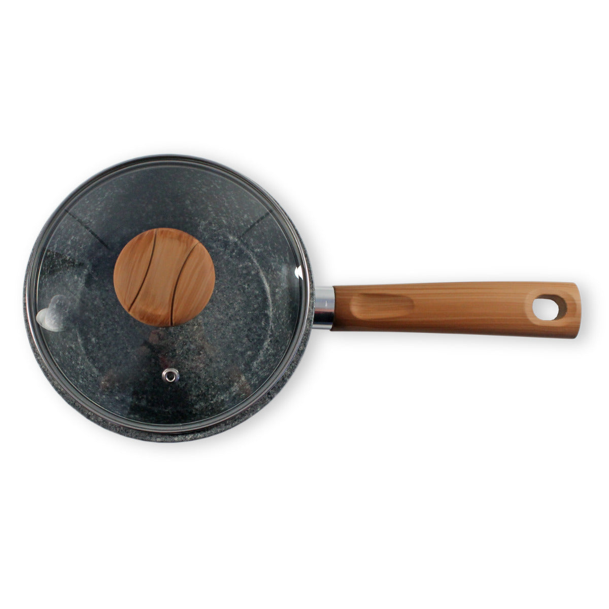 EMILE HENRY Stielkasserolle mit Deckel Stielkasserolle Induktion Sauciere mit Deckel