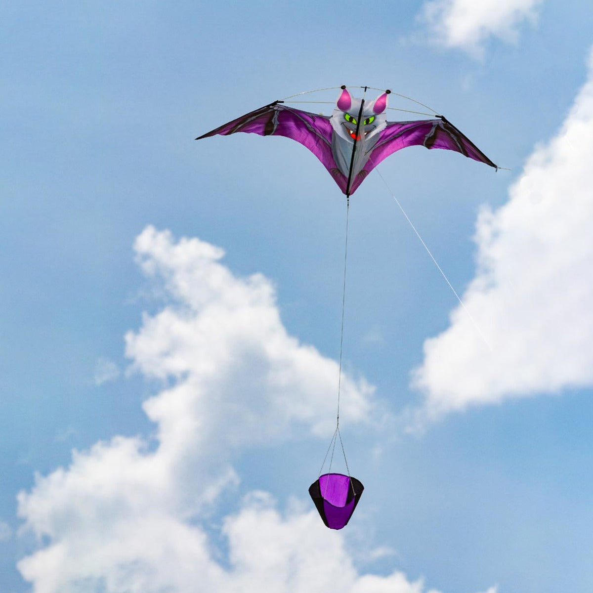 Kinderdrachen Einleiner Dark Fang Bat Fledermaus HQ Drachen