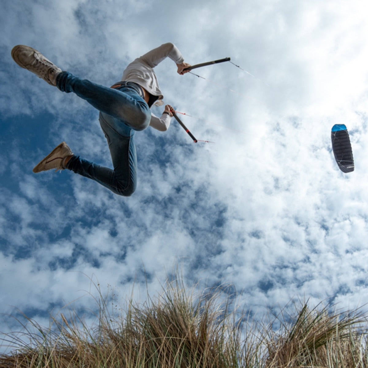 Lenkmatte Peter Lynn Twister 6.5 Vierleiner Drachen Powerkite PLKB Twister 6.5 Handles Lenkdrachen Kite