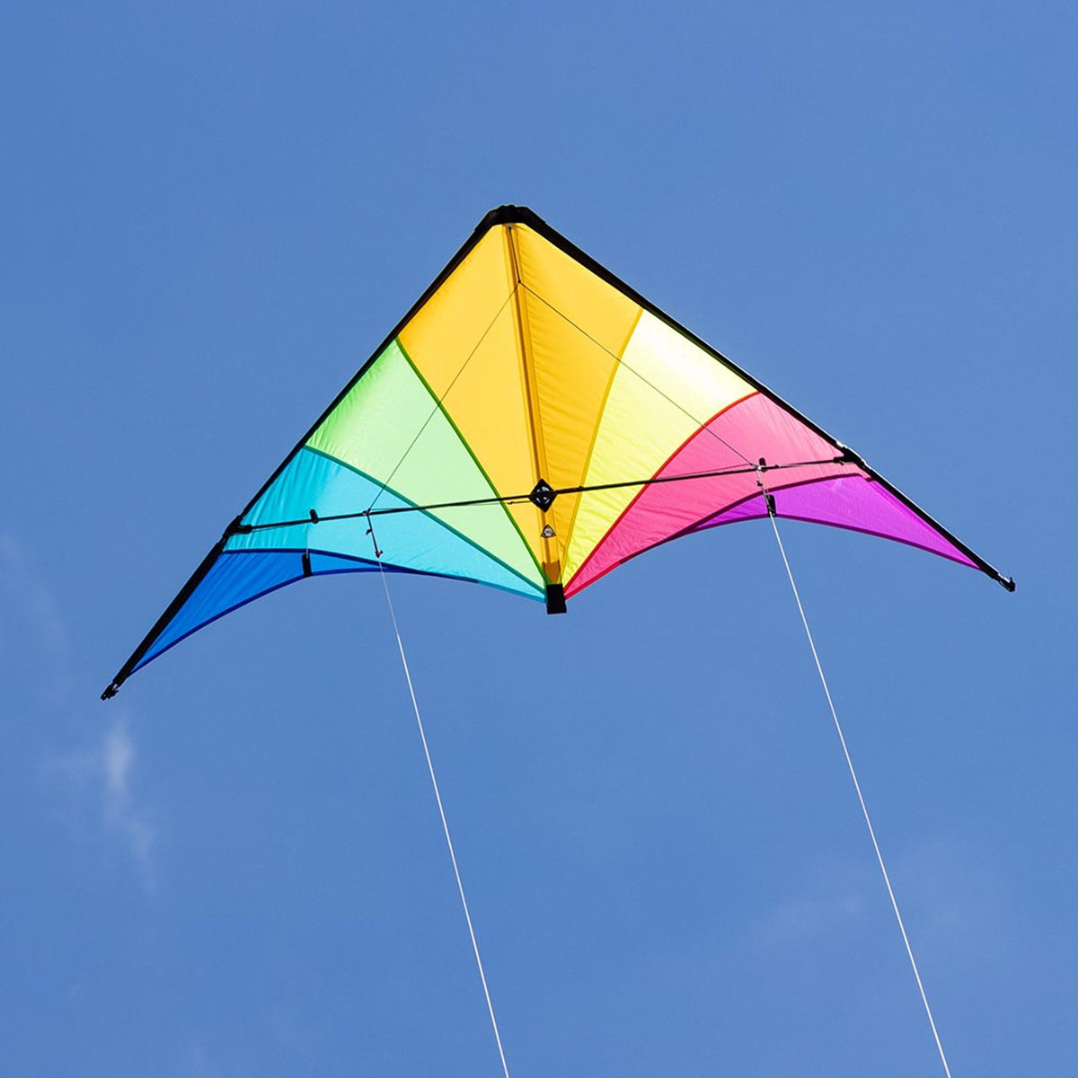 Lenkdrachen HQ Delta Hawk Neon-Rainbow 146 cm Speed & Power Drachen