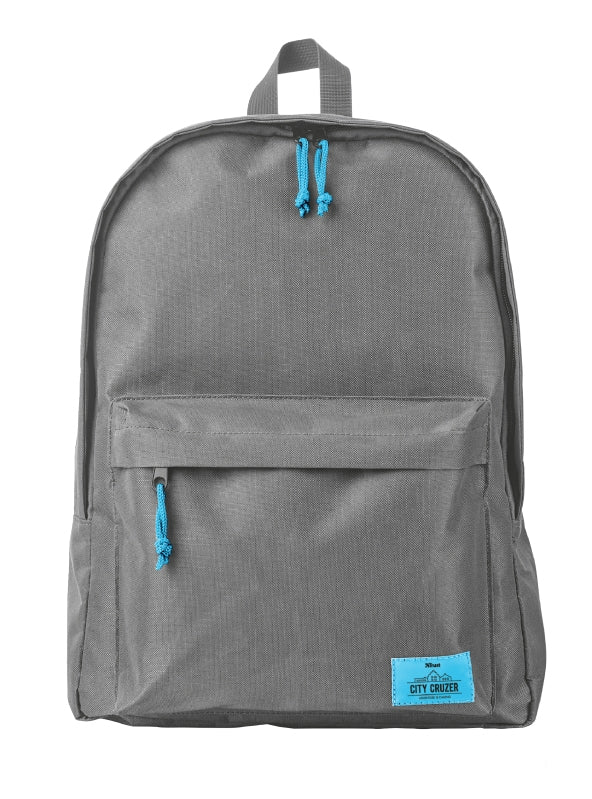 Trust Laptop Rucksack City Cruzer grau bis 16 Zoll Laptoptasche