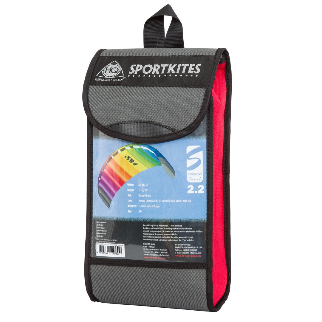 HQ Lenkmatte Symphony Beach III 1.3 Flame R2F Allround Lenkdrachen Kite