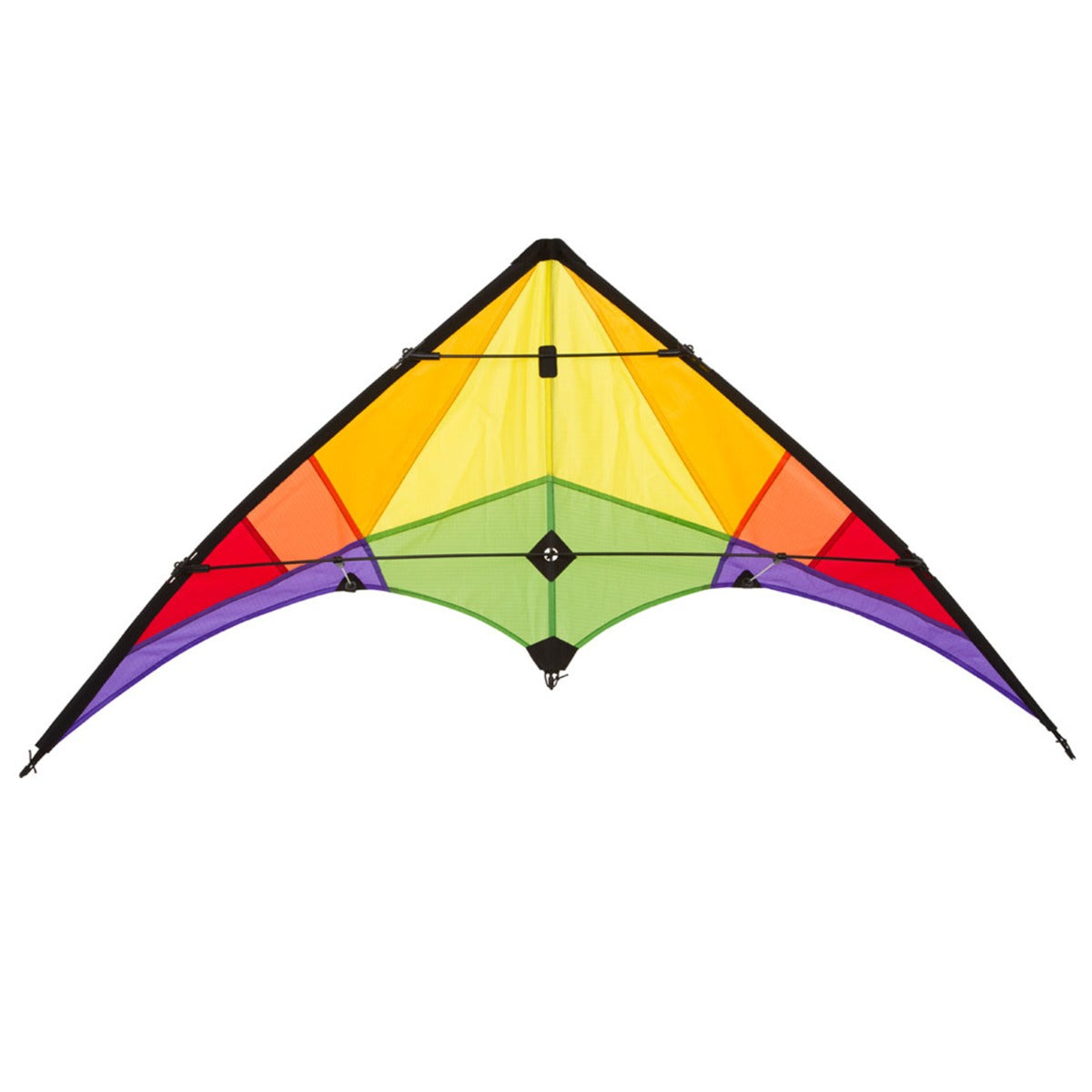 Kinderdrachen Zweileiner Lenkdrachen HQ Rookie Rainbow 120cm Flugdrache