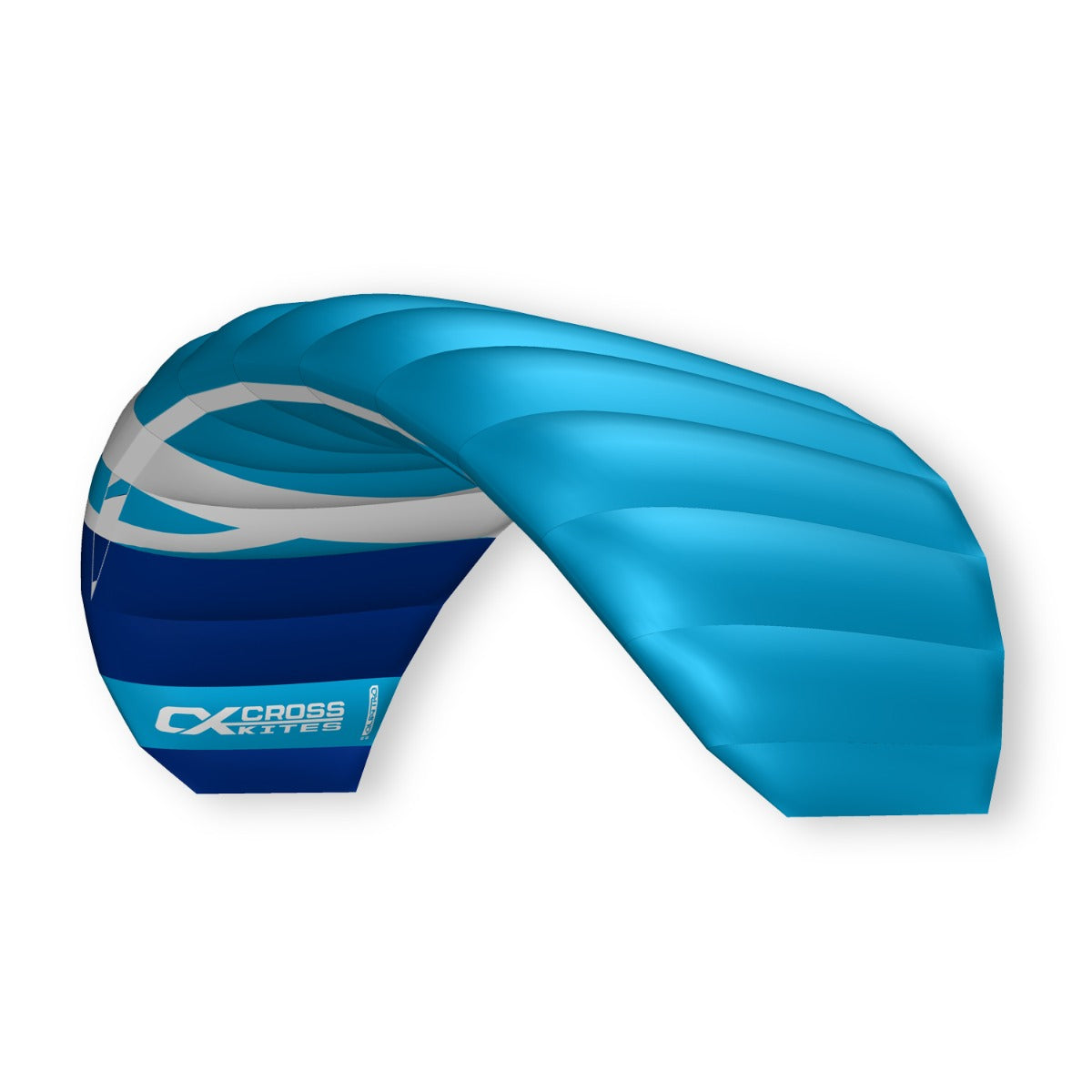 CrossKites Quattro 2.5 Blue Lenkmatte Vierleiner Lenkdrachen Kite Flugdrachen R2F